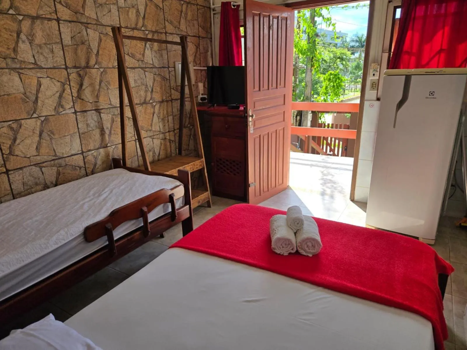 Bed in Apartamentos Casa da Pedra