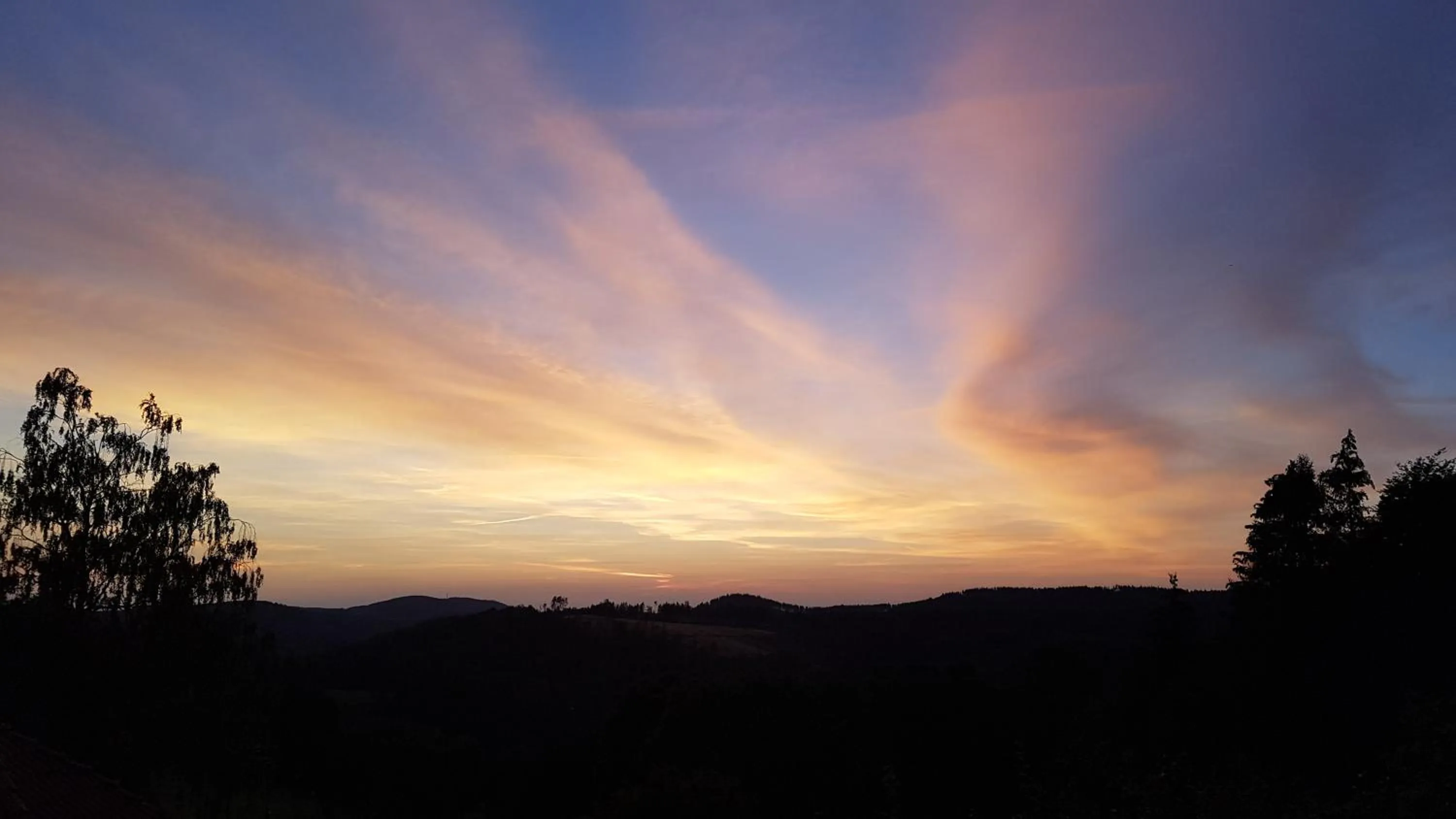 Sunset in Hotel Silbertanne