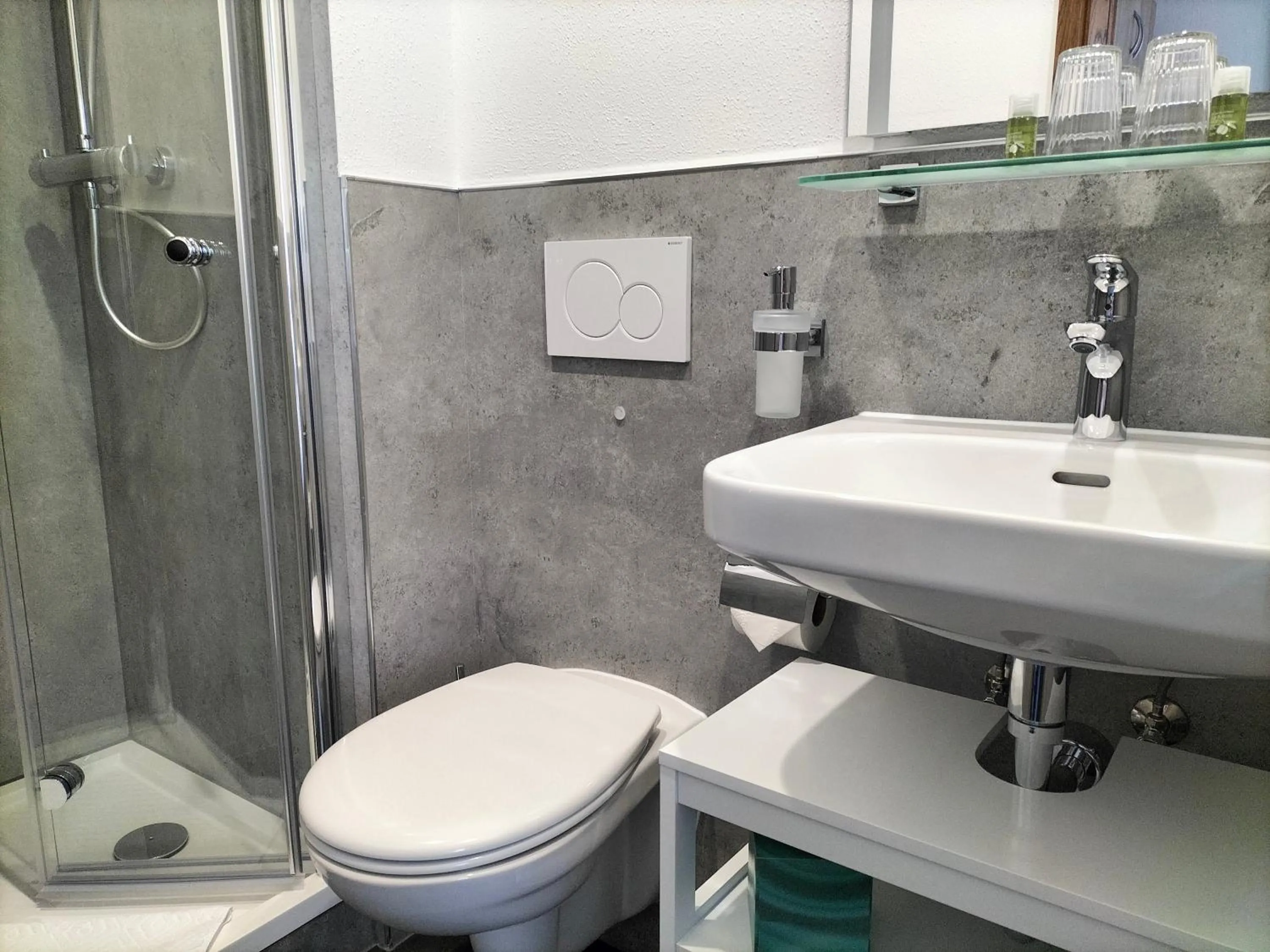 Bathroom in Hotel Silbertanne