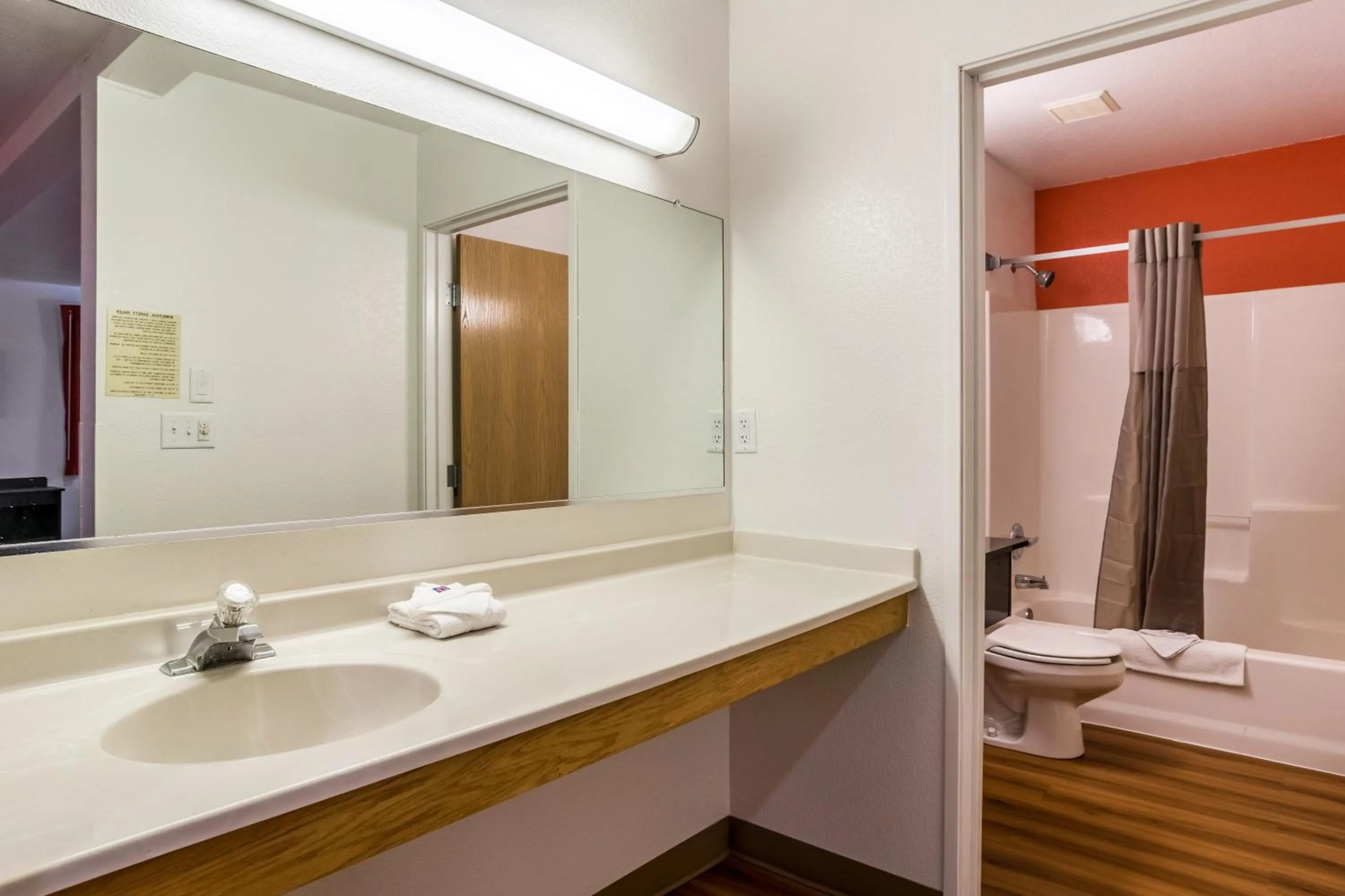 Bedroom in Motel 6-Barkeyville, PA