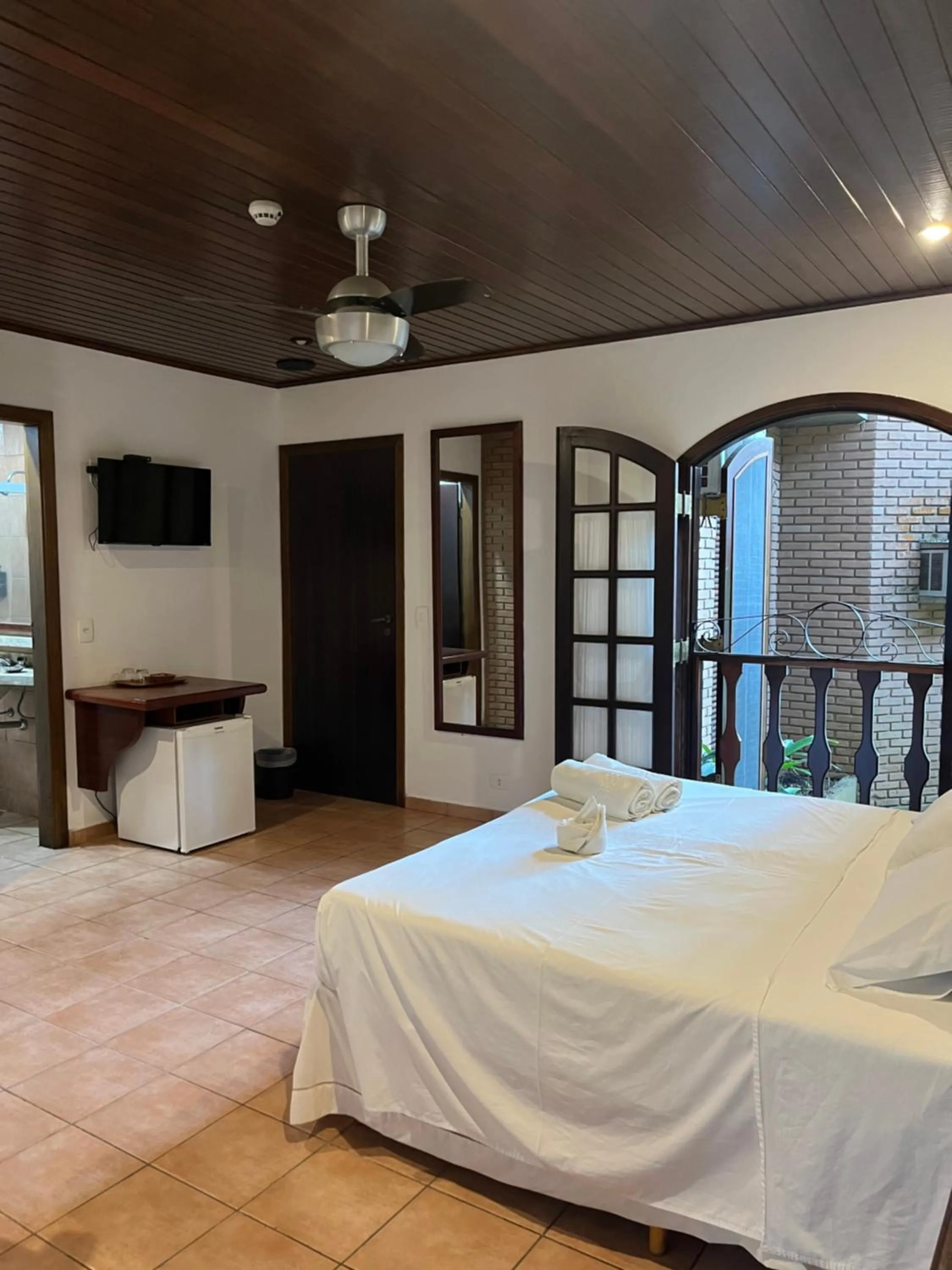 TV and multimedia, Bed in Giprita Wellness Hotel Ubatuba