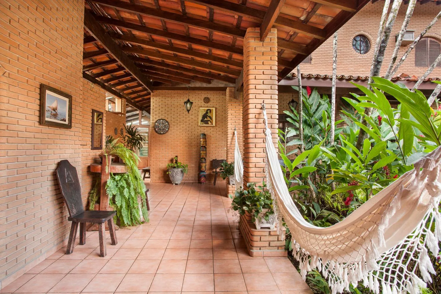 Patio in Giprita Wellness Hotel Ubatuba