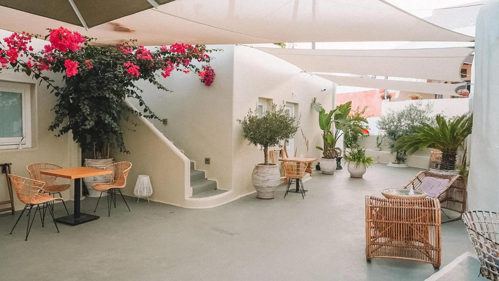 Inner courtyard view in Edem Boutique Suites