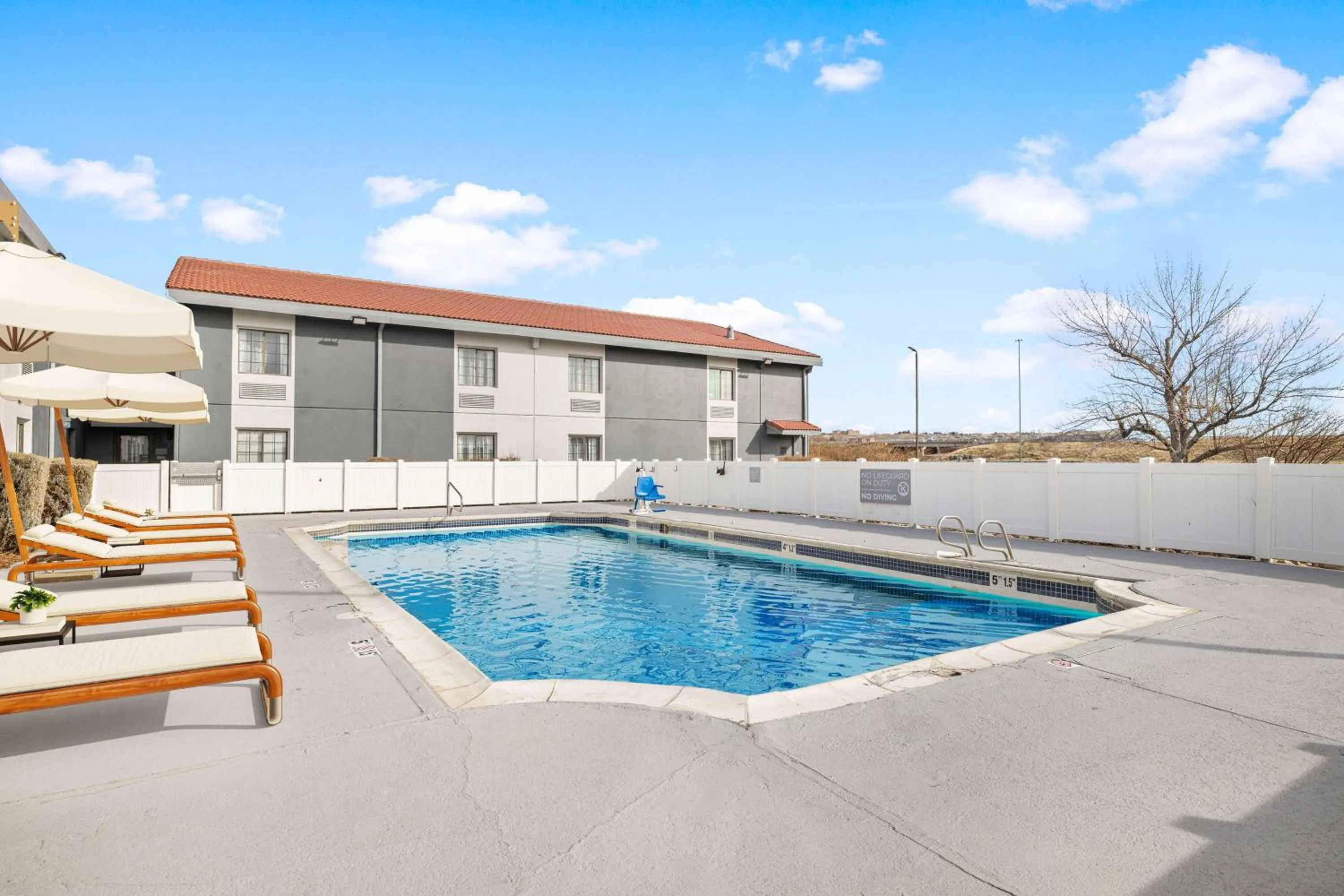 Pool view in Spark by Hilton Rock Springs