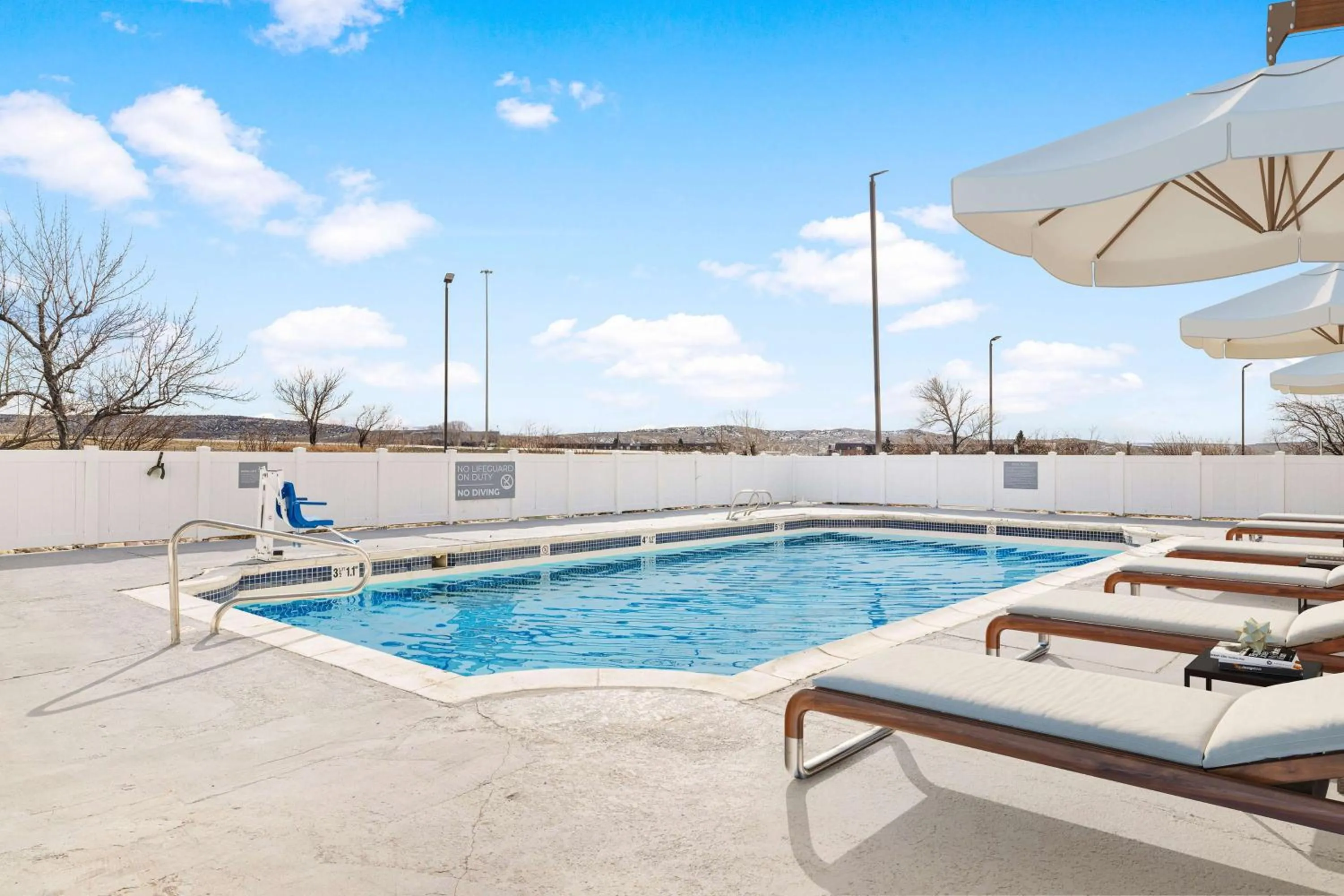 Pool view in Spark by Hilton Rock Springs