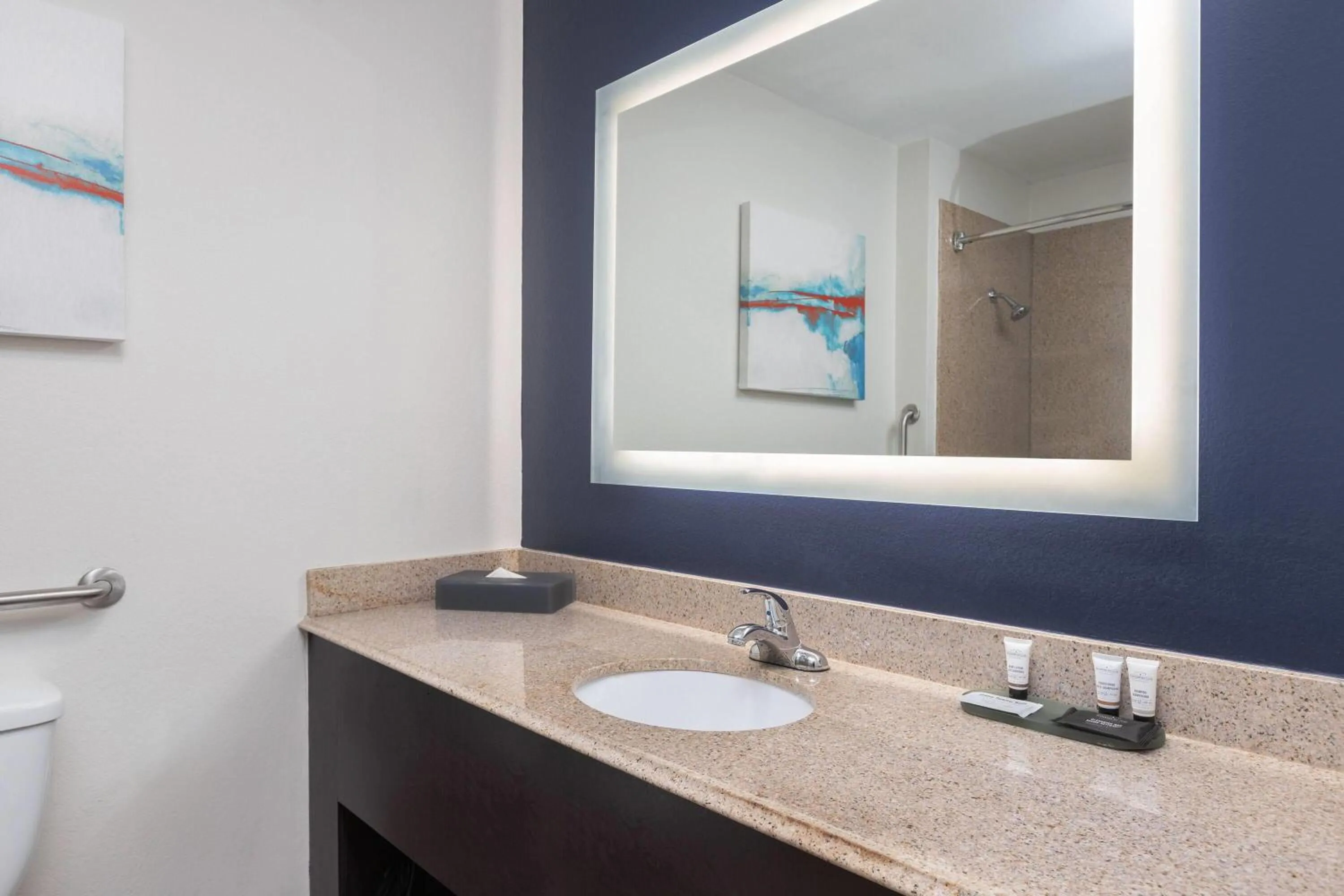 Bathroom in La Quinta Inn and Suites by Wyndham Paris