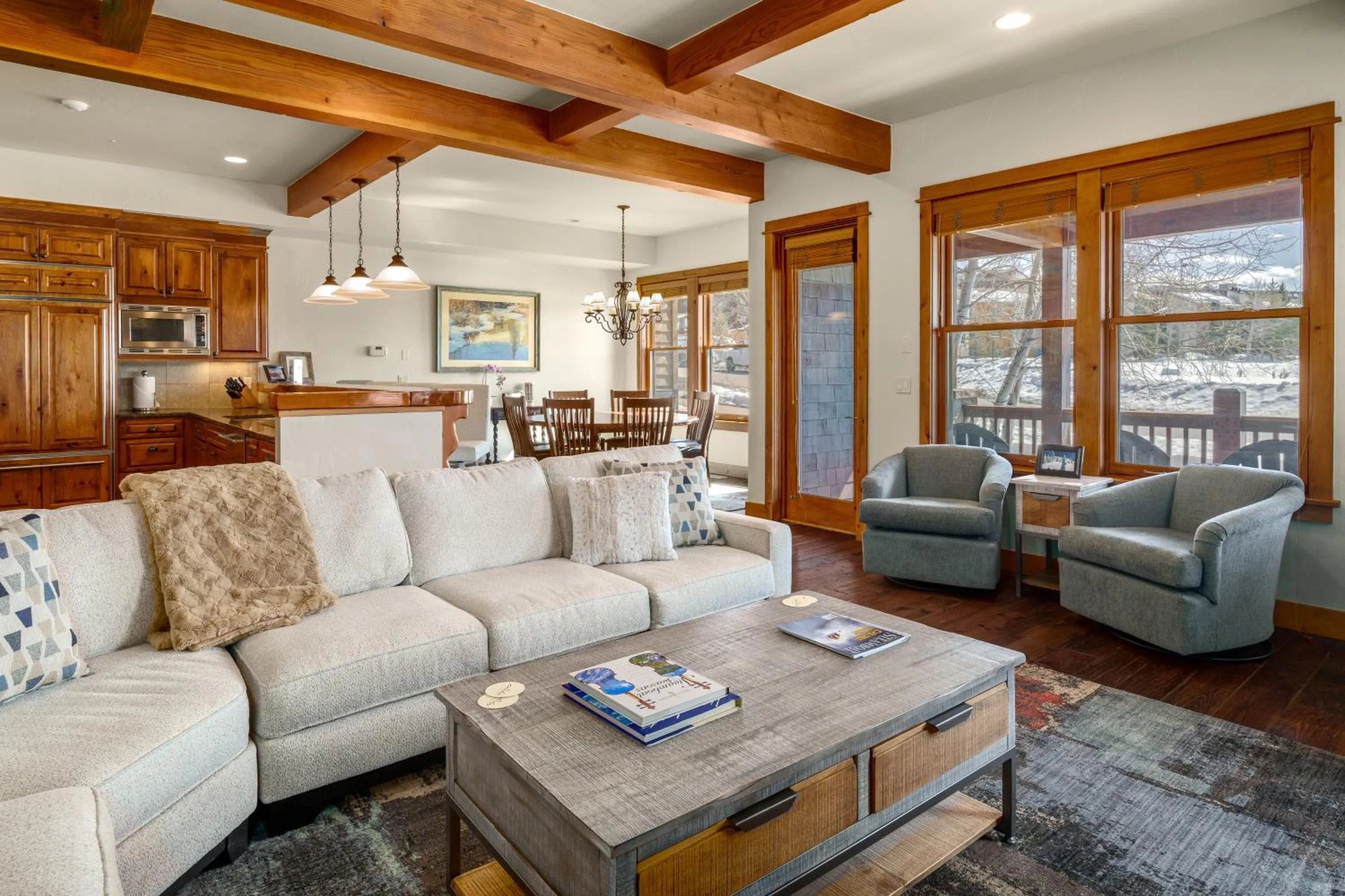 Living room in The Porches