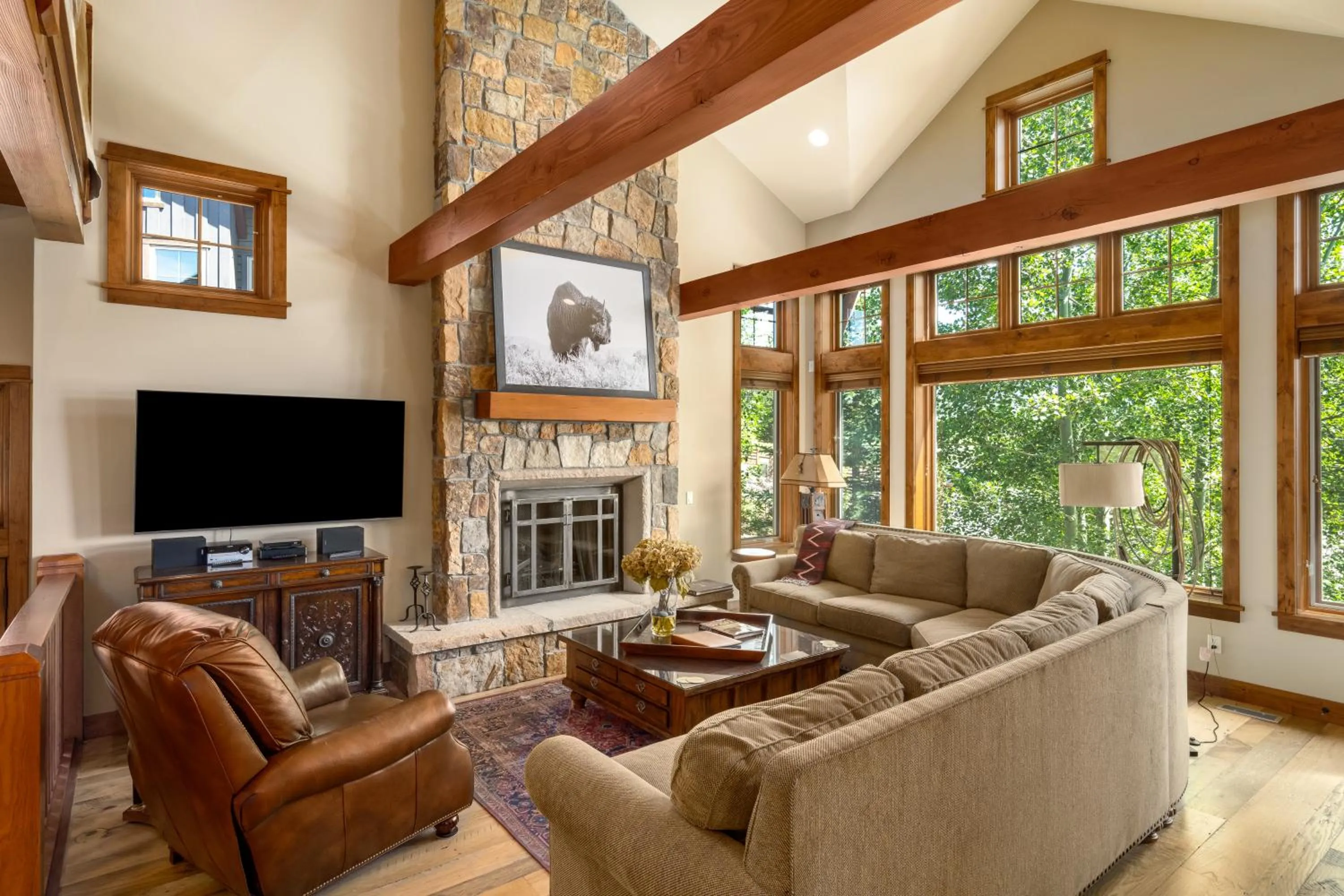 Living room in The Porches