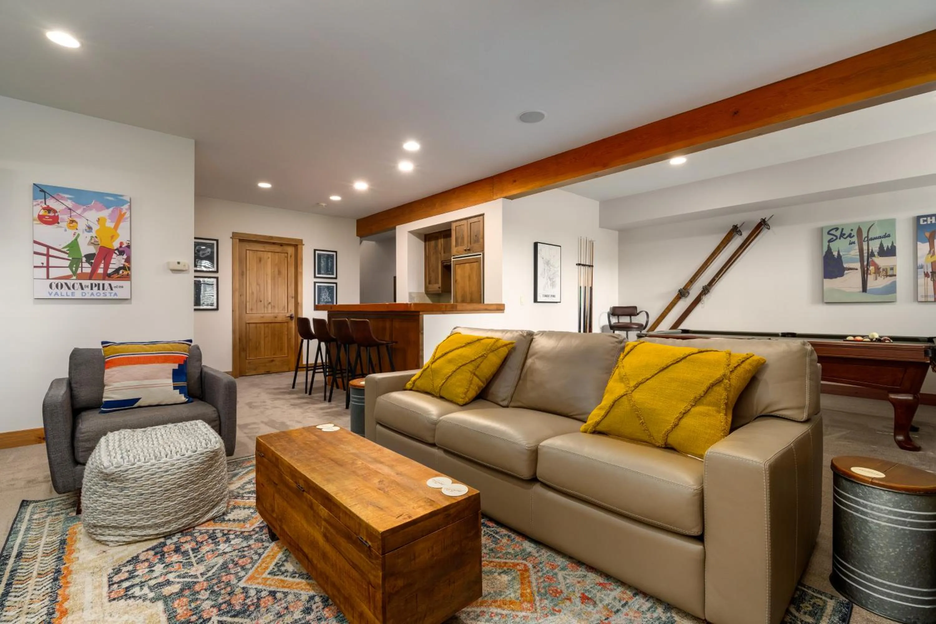 Living room in The Porches