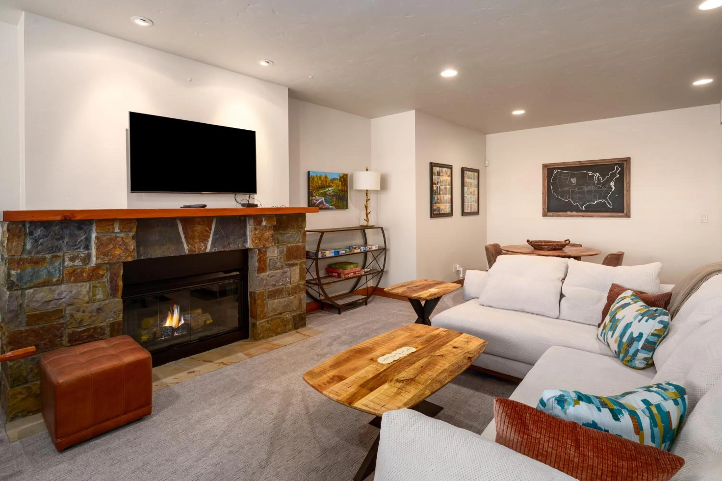 Living room in The Porches