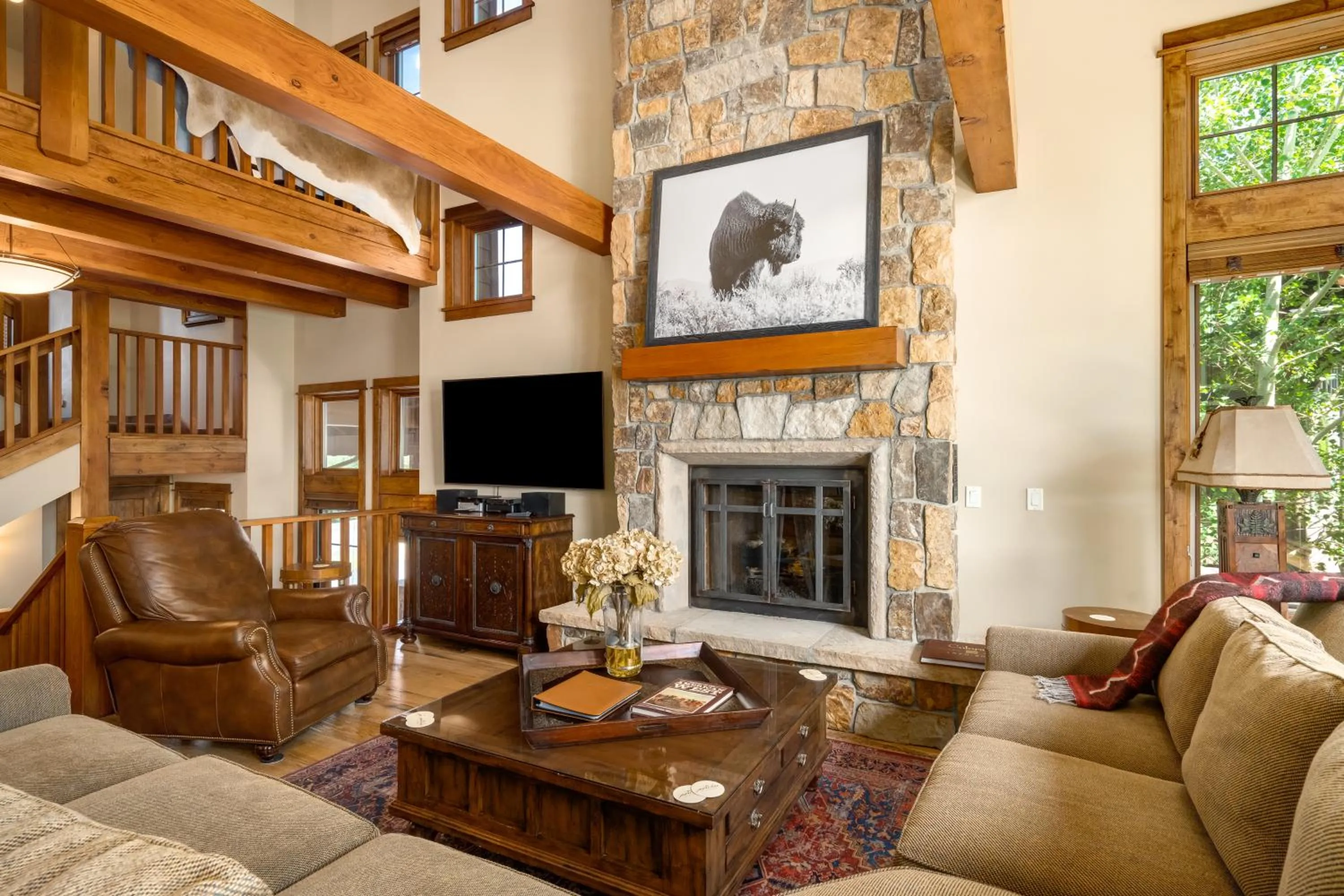 Living room in The Porches