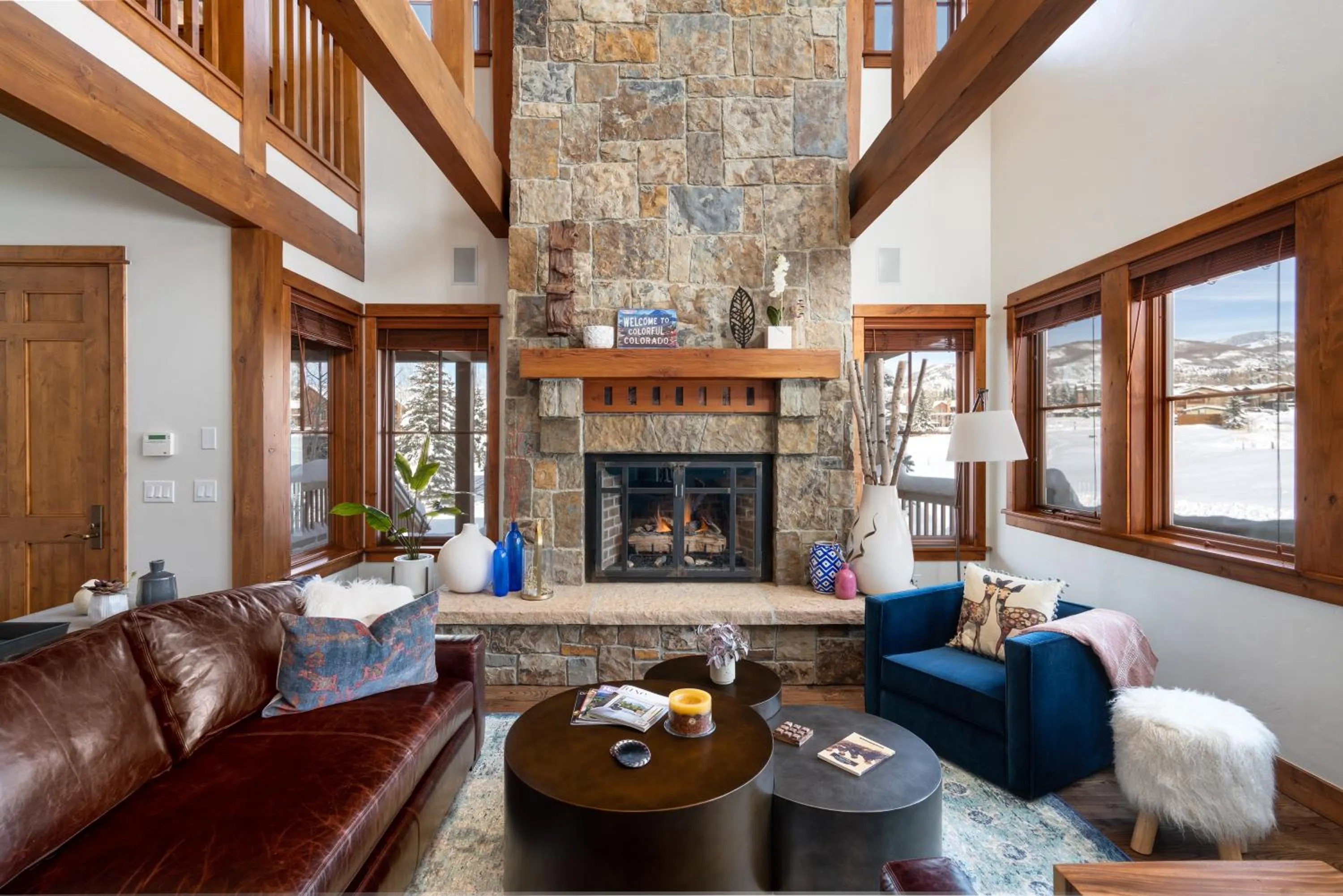Living room in The Porches