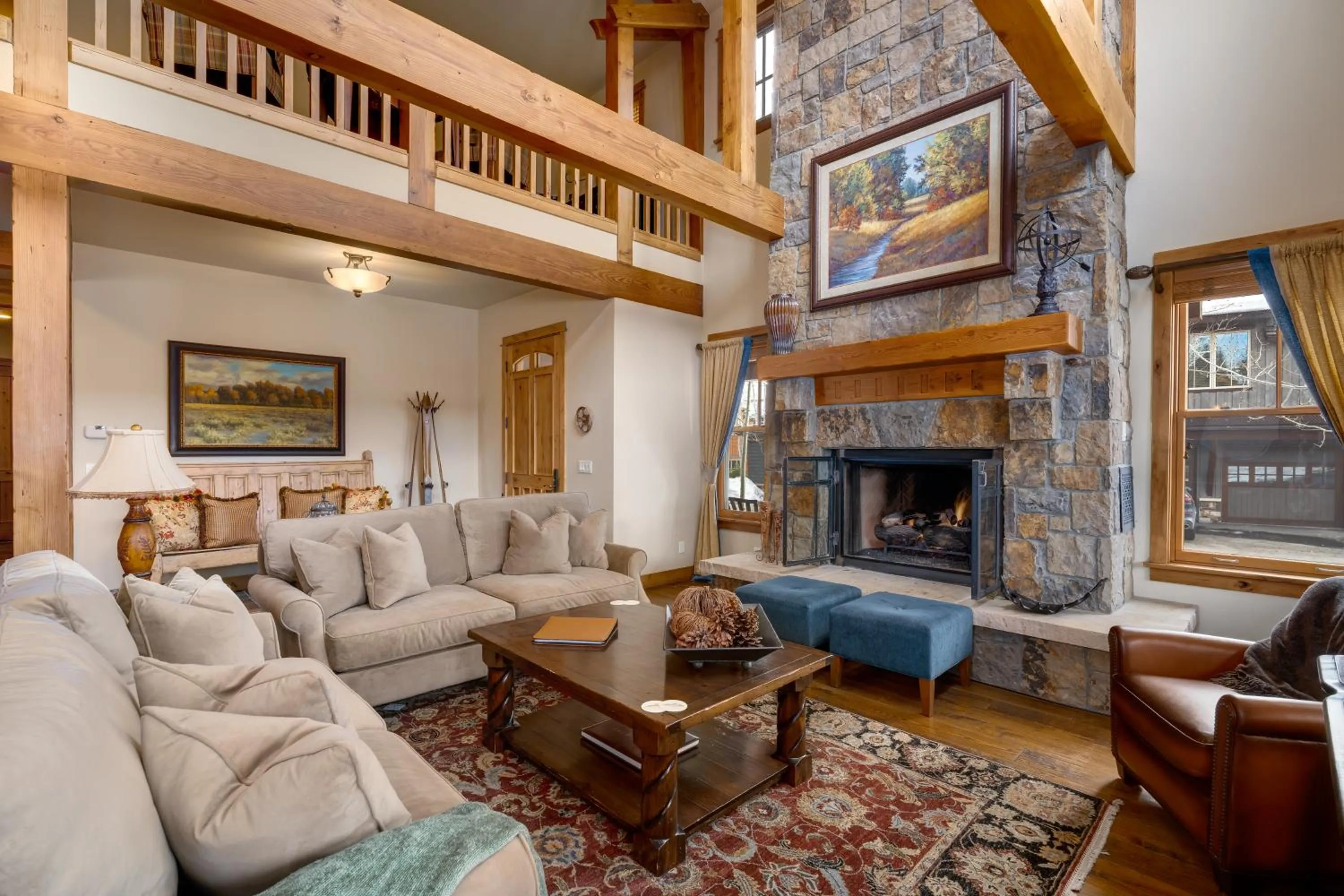 Living room in The Porches
