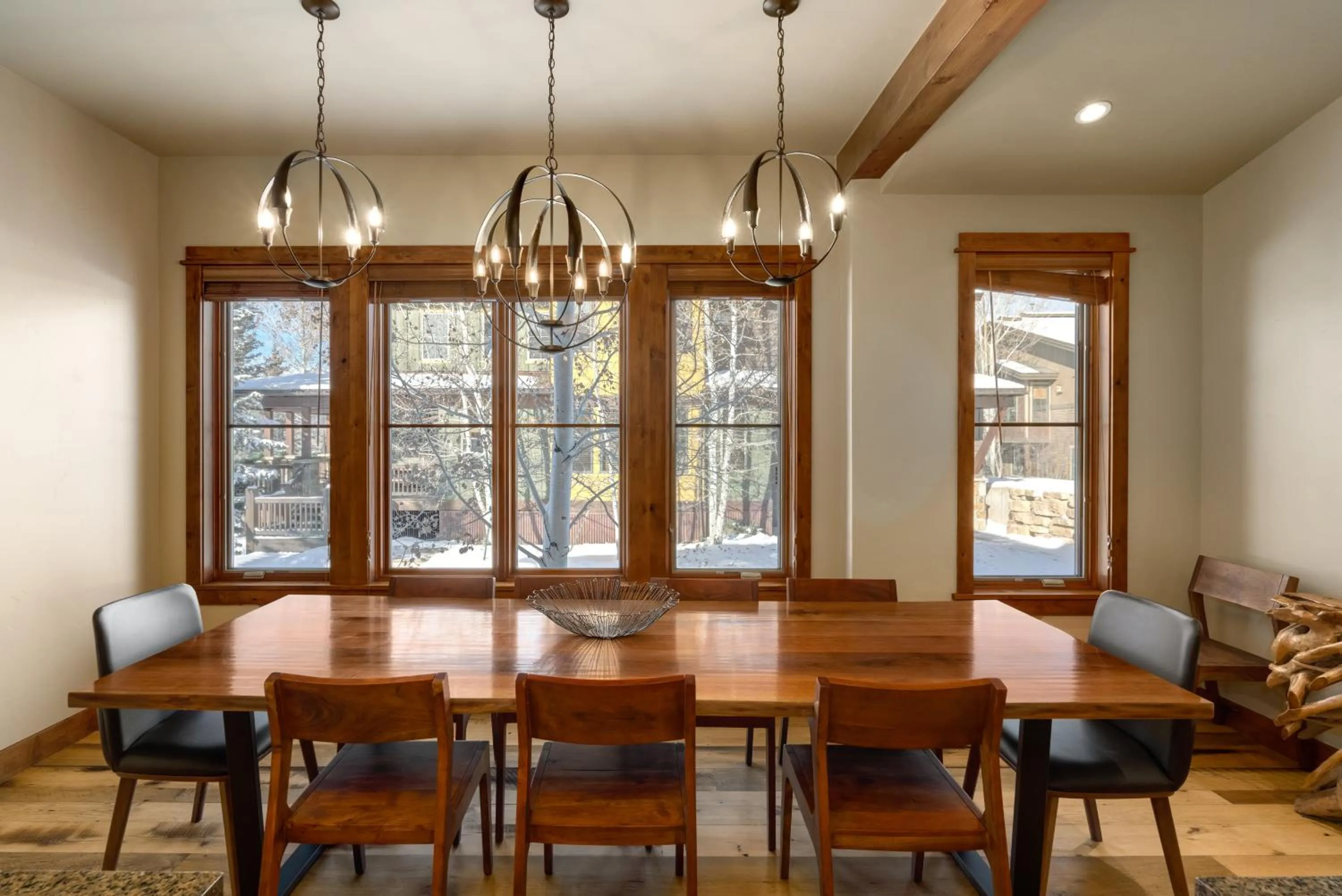 Dining area in The Porches