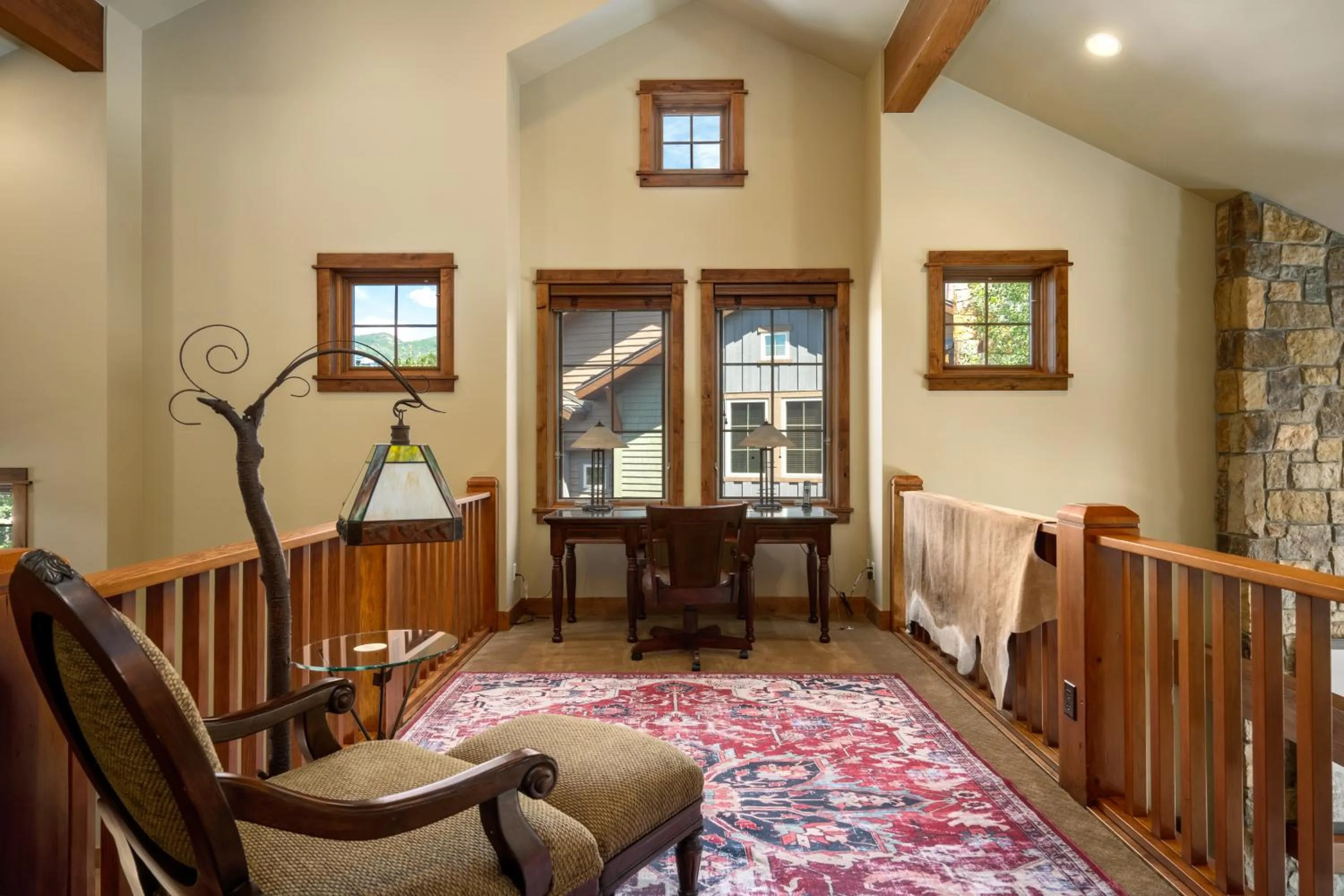 Seating area in The Porches