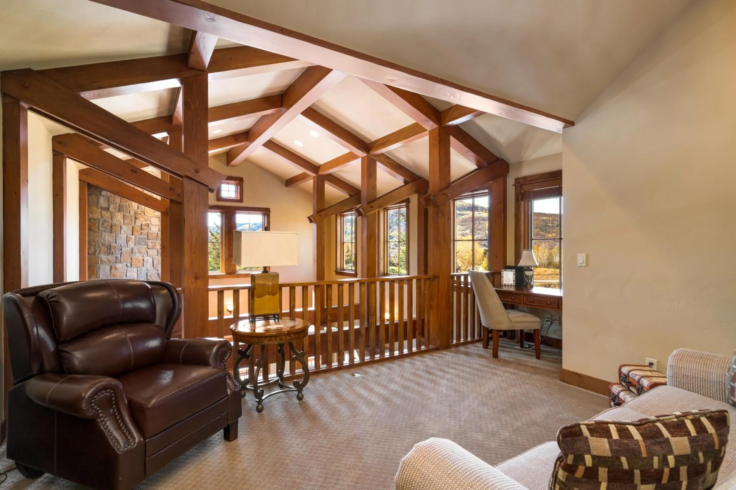 Seating area in The Porches
