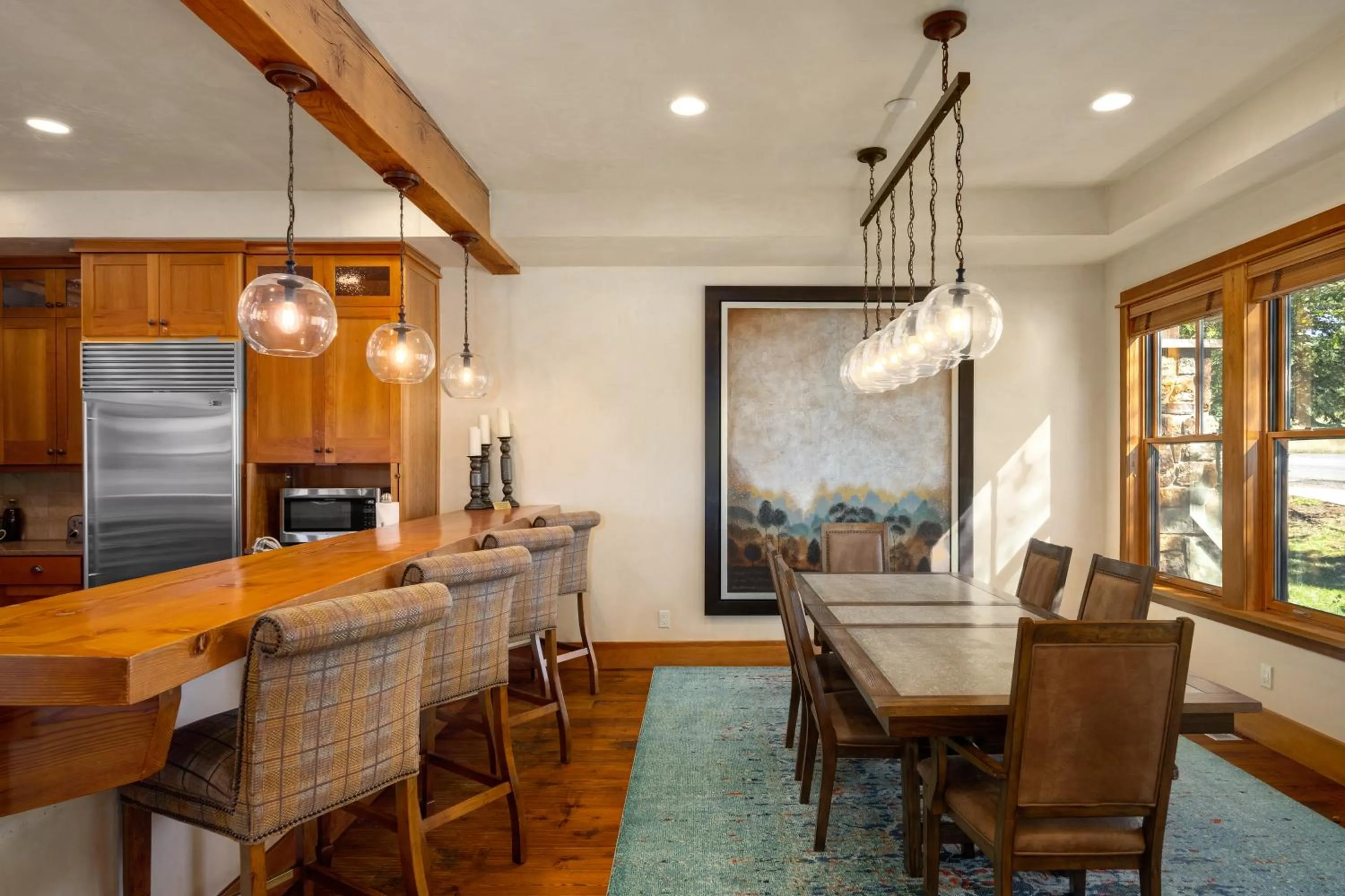 Dining area in The Porches