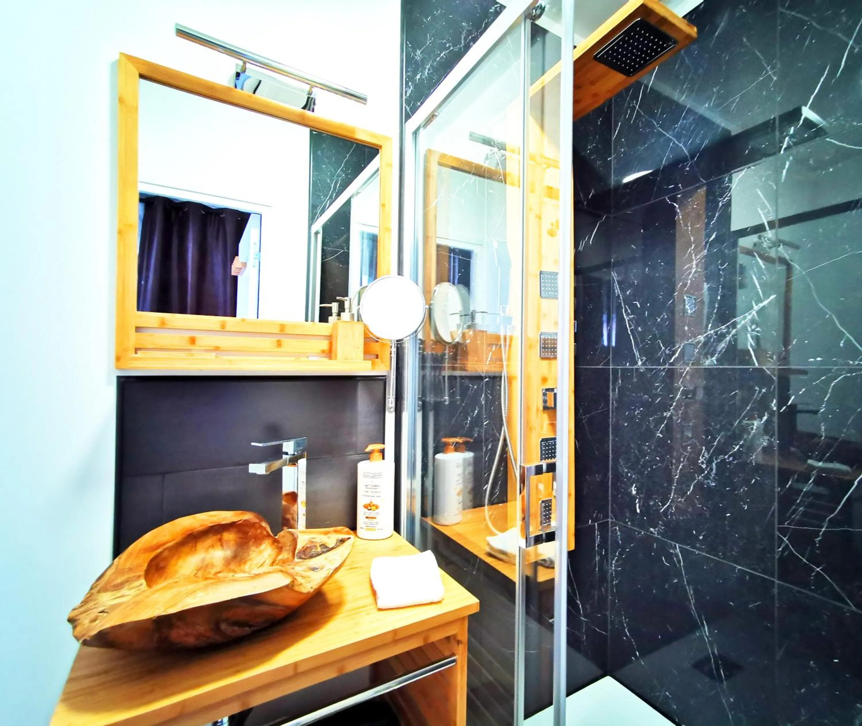 Bathroom in Appart Hotel Relax Spa