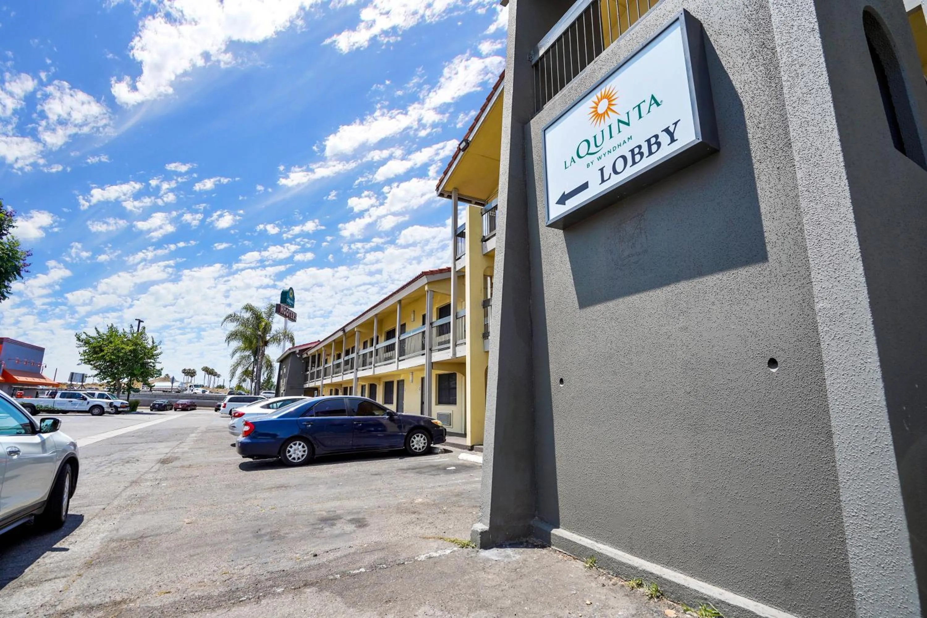 Property building in La Quinta Inn by Wyndham Costa Mesa Orange County