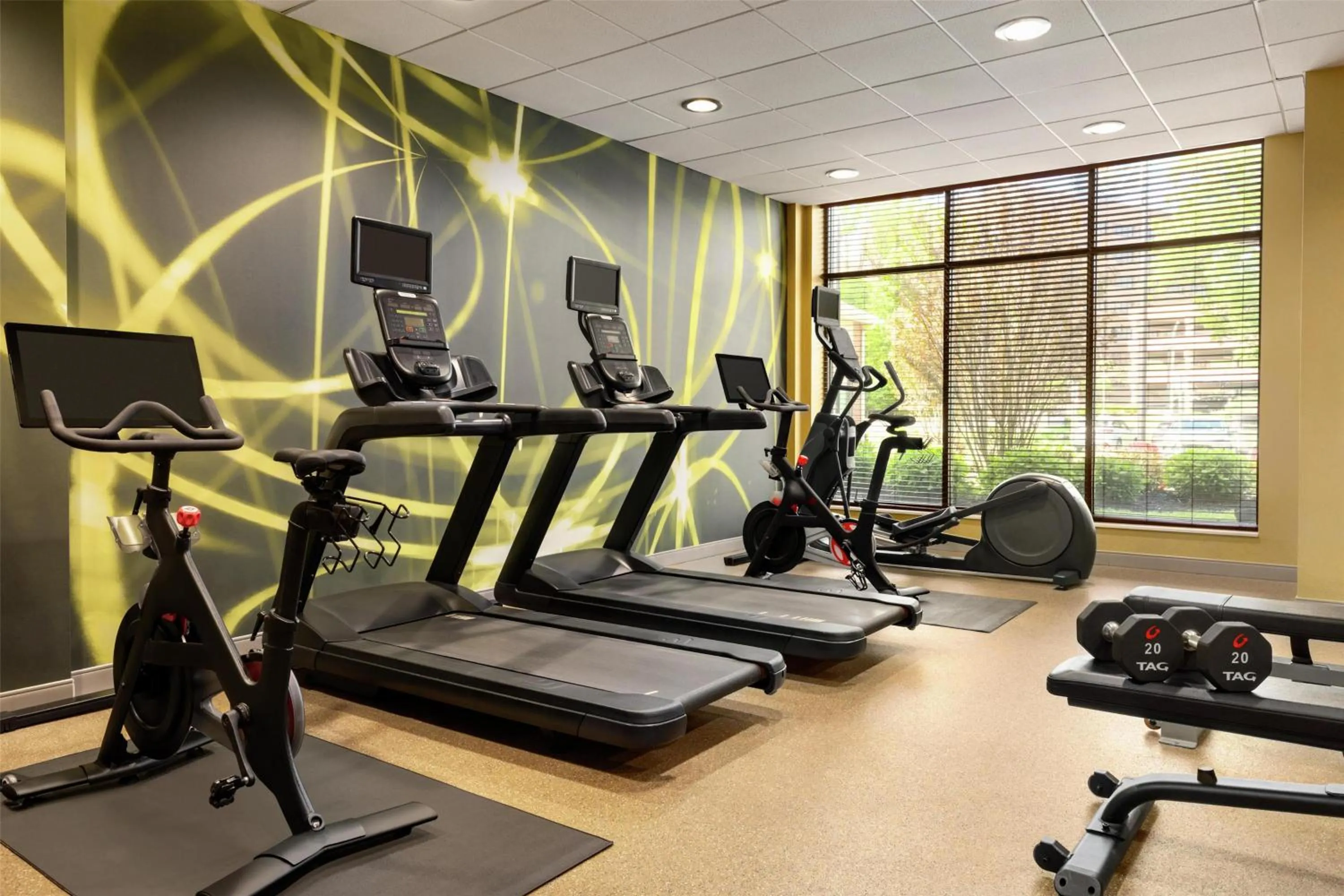 Fitness centre/facilities in Hilton Garden Inn Stony Brook