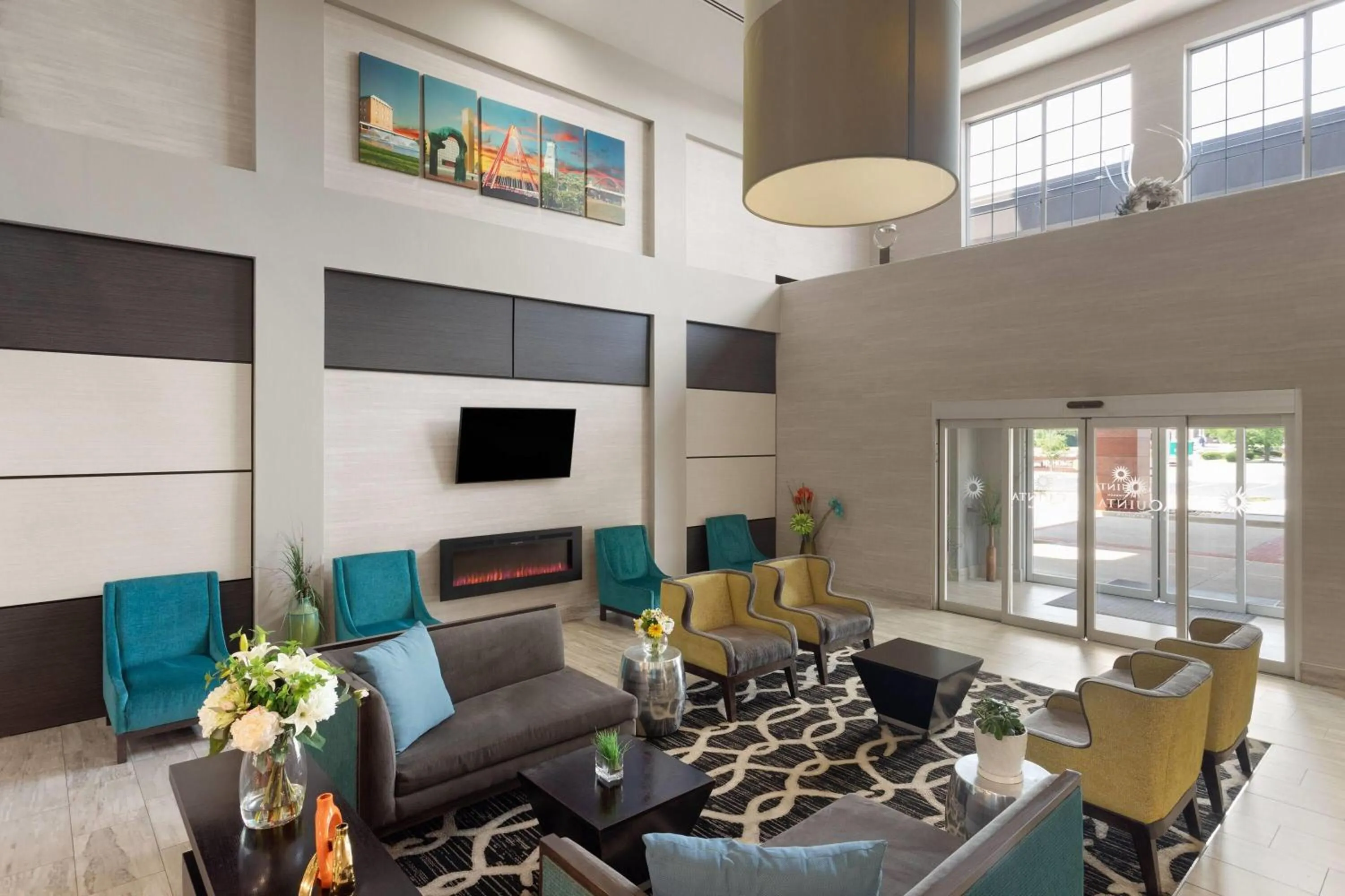 Lobby or reception in La Quinta by Wyndham Columbus - Edinburgh