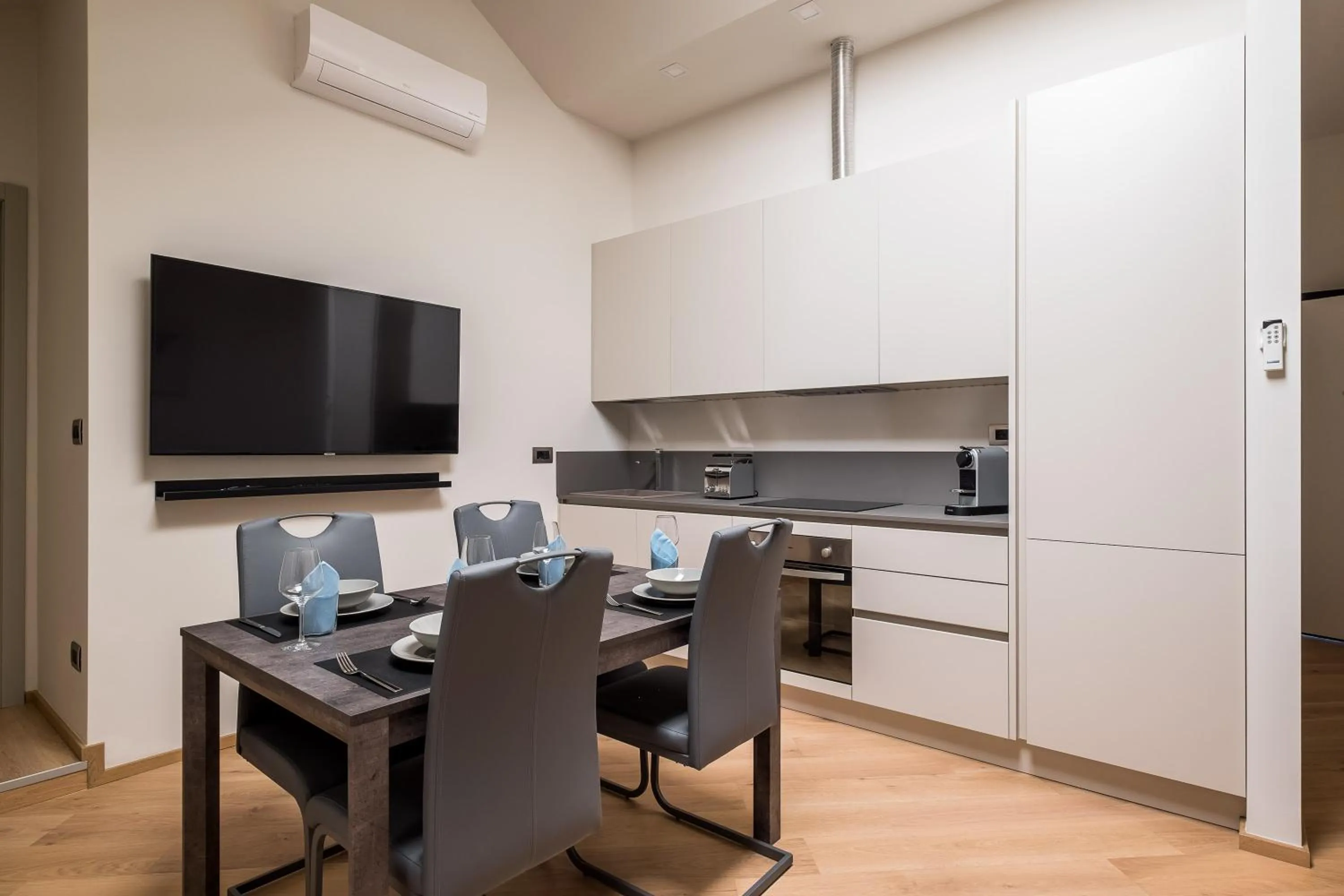 Kitchen or kitchenette in Aparthotel Sant'Orsola