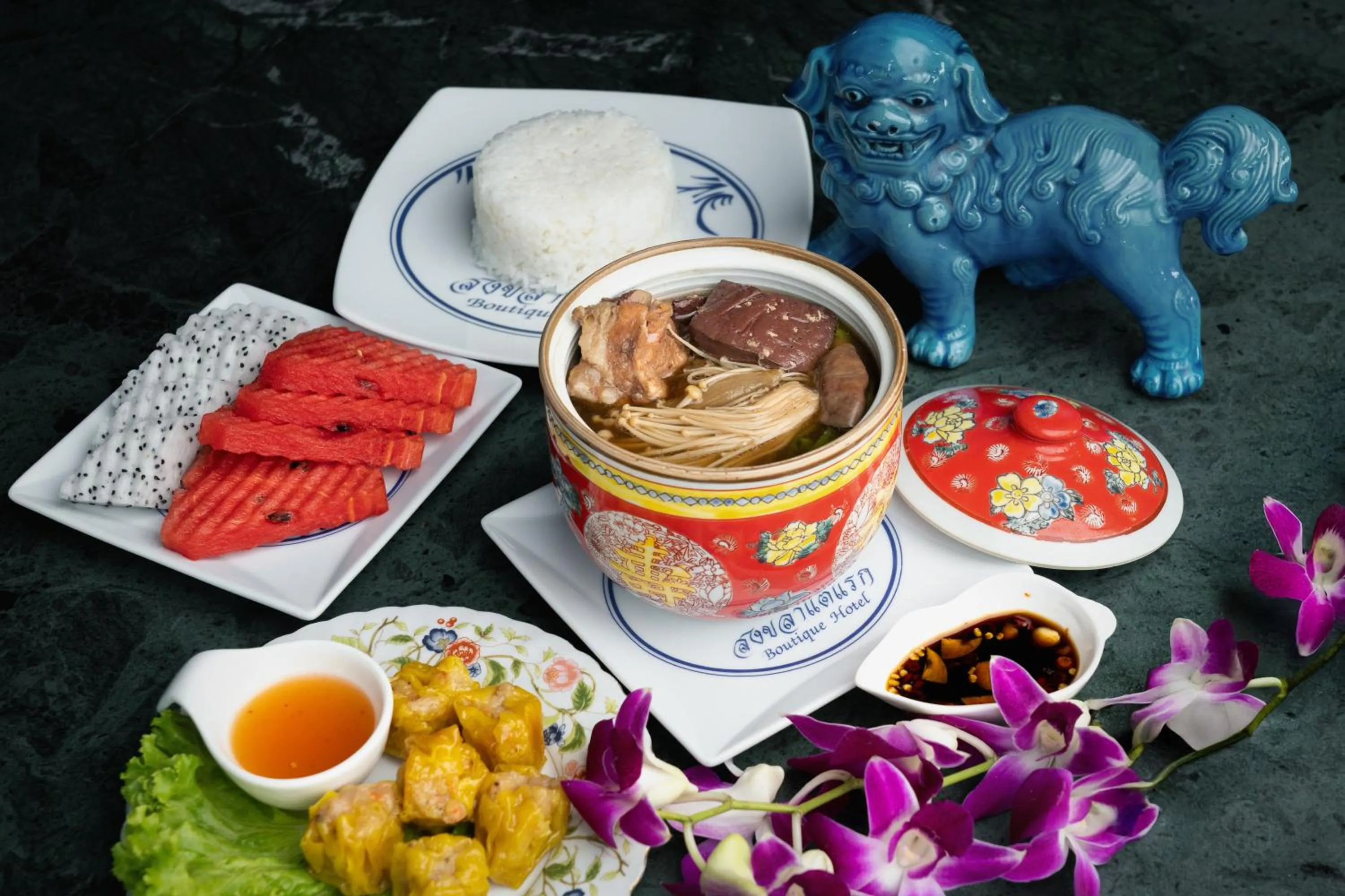 Breakfast in สงขลาแต่แรก แอนทีค โฮเท็ล Songkhla Tae Raek Antique Hotel