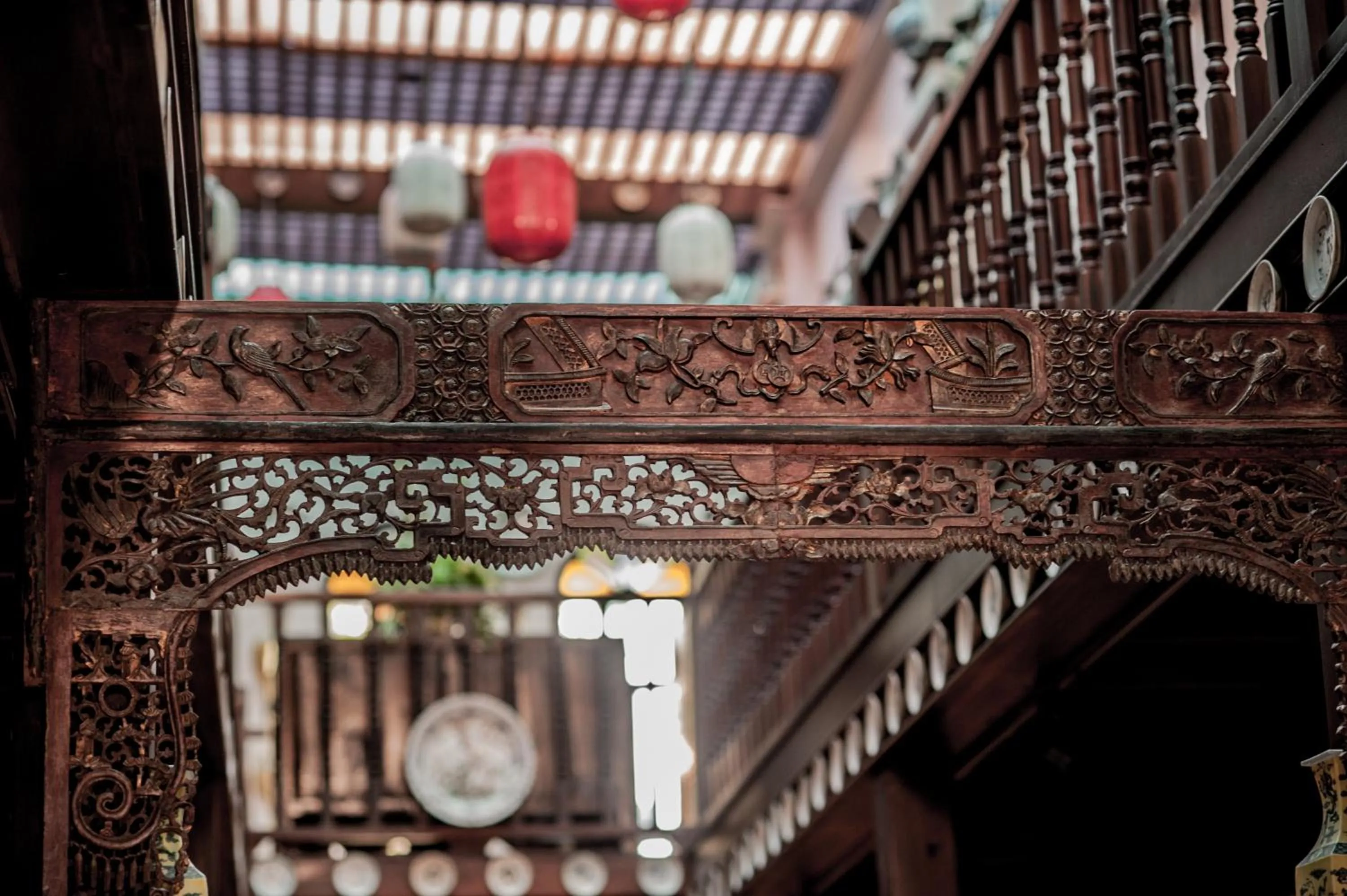 Decorative detail in สงขลาแต่แรก แอนทีค โฮเท็ล Songkhla Tae Raek Antique Hotel