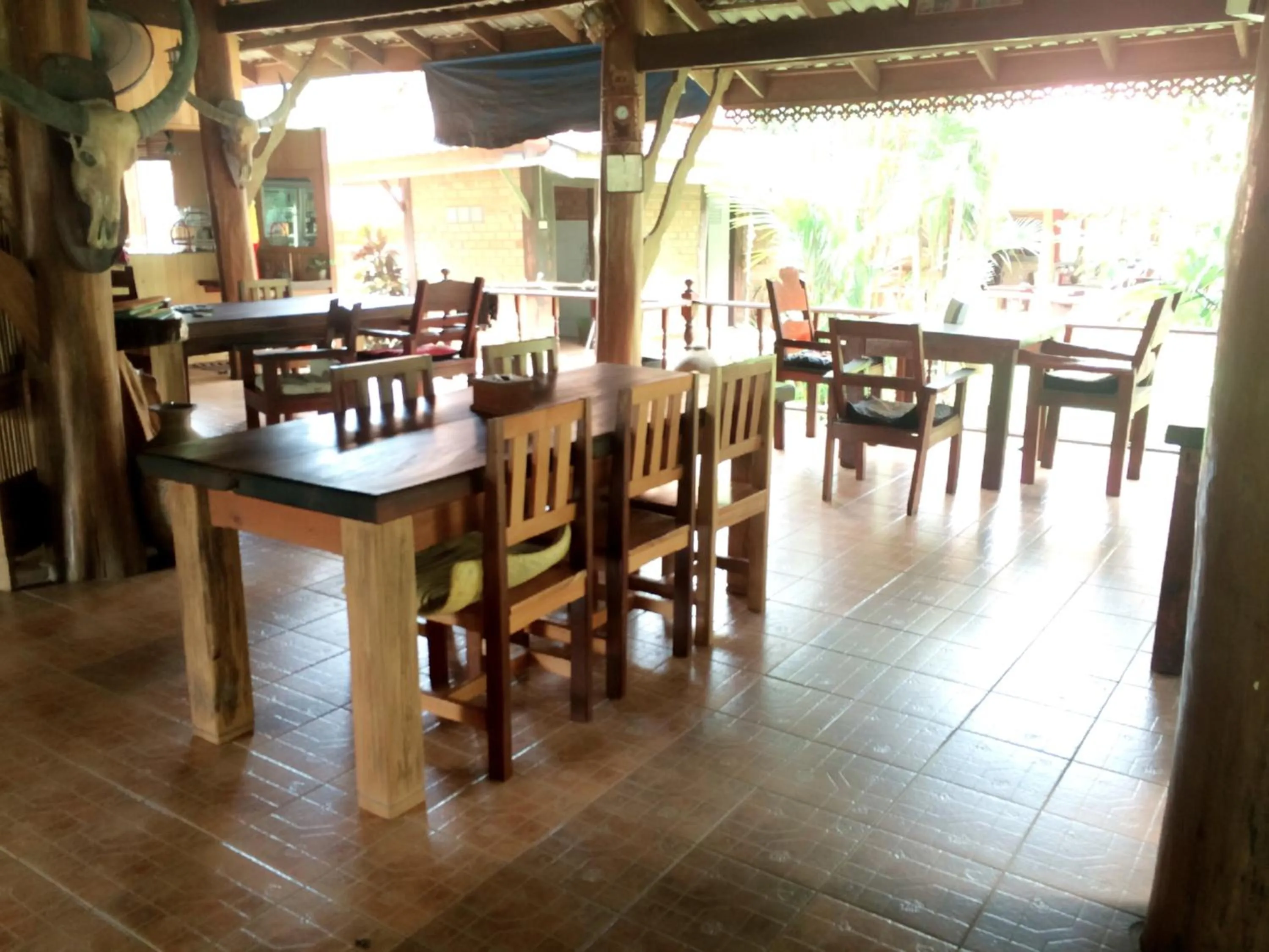 Dining area in Khao Sok Nung House