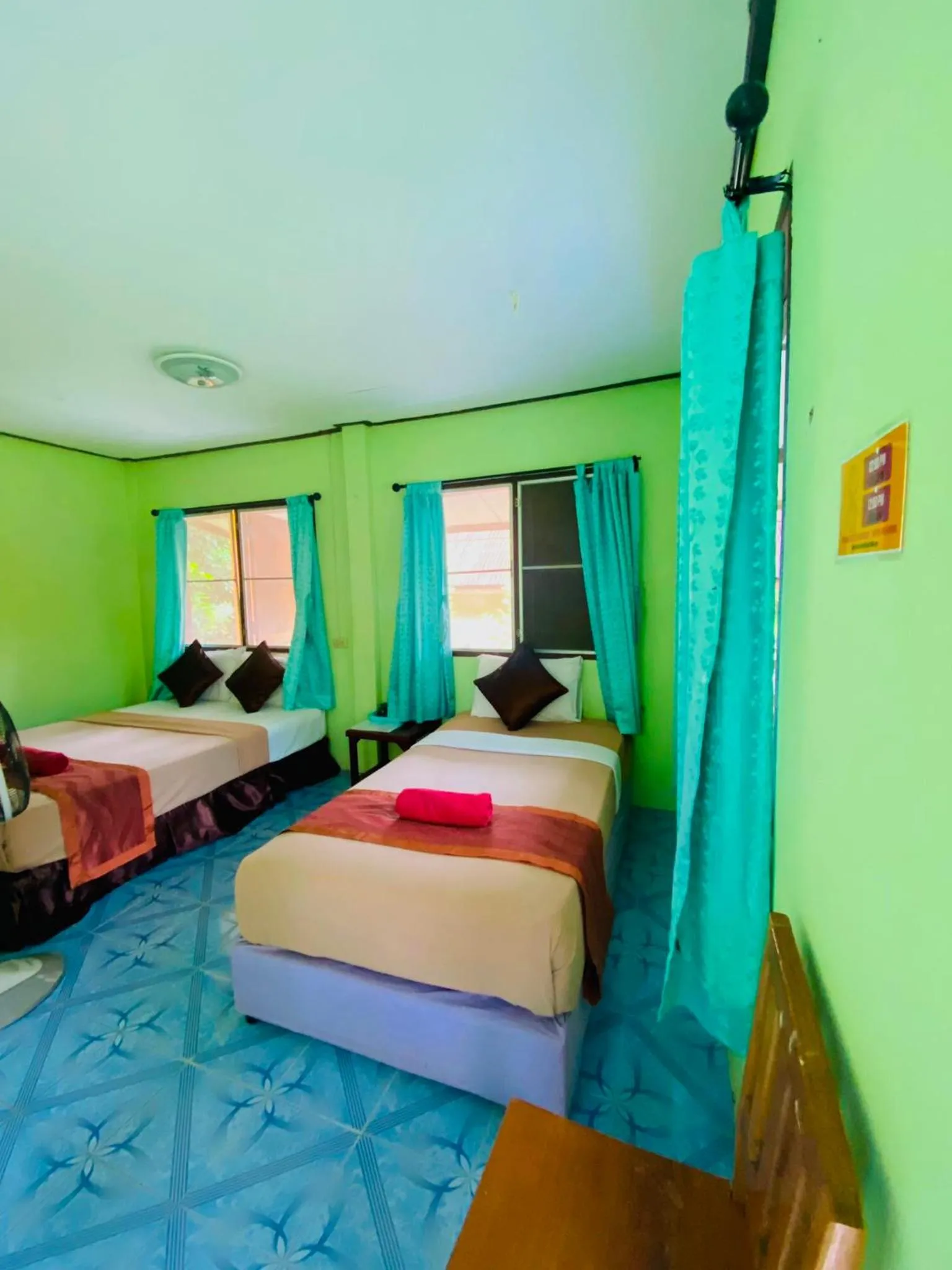 Bed in Khao Sok Nung House