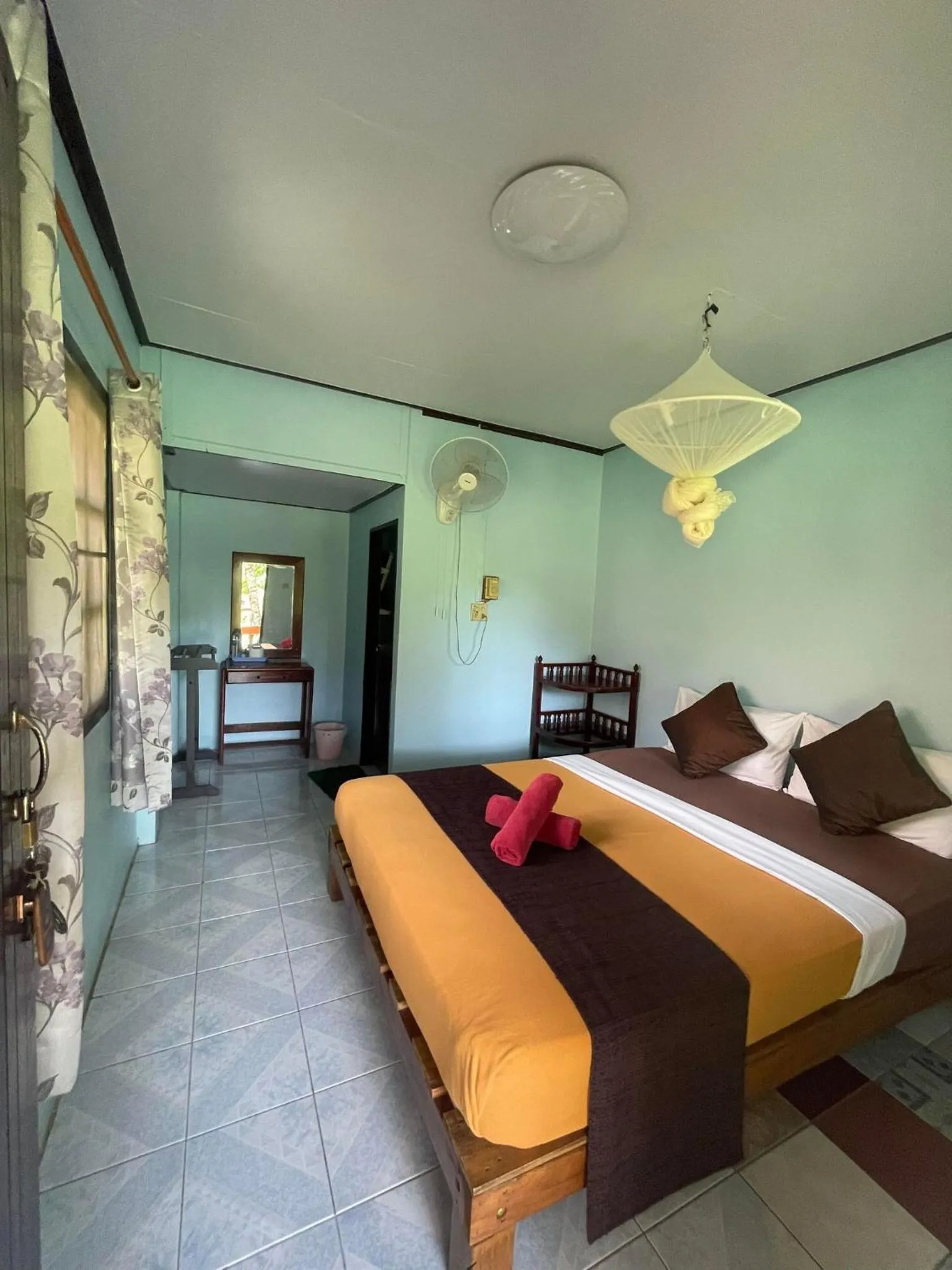 Bed in Khao Sok Nung House