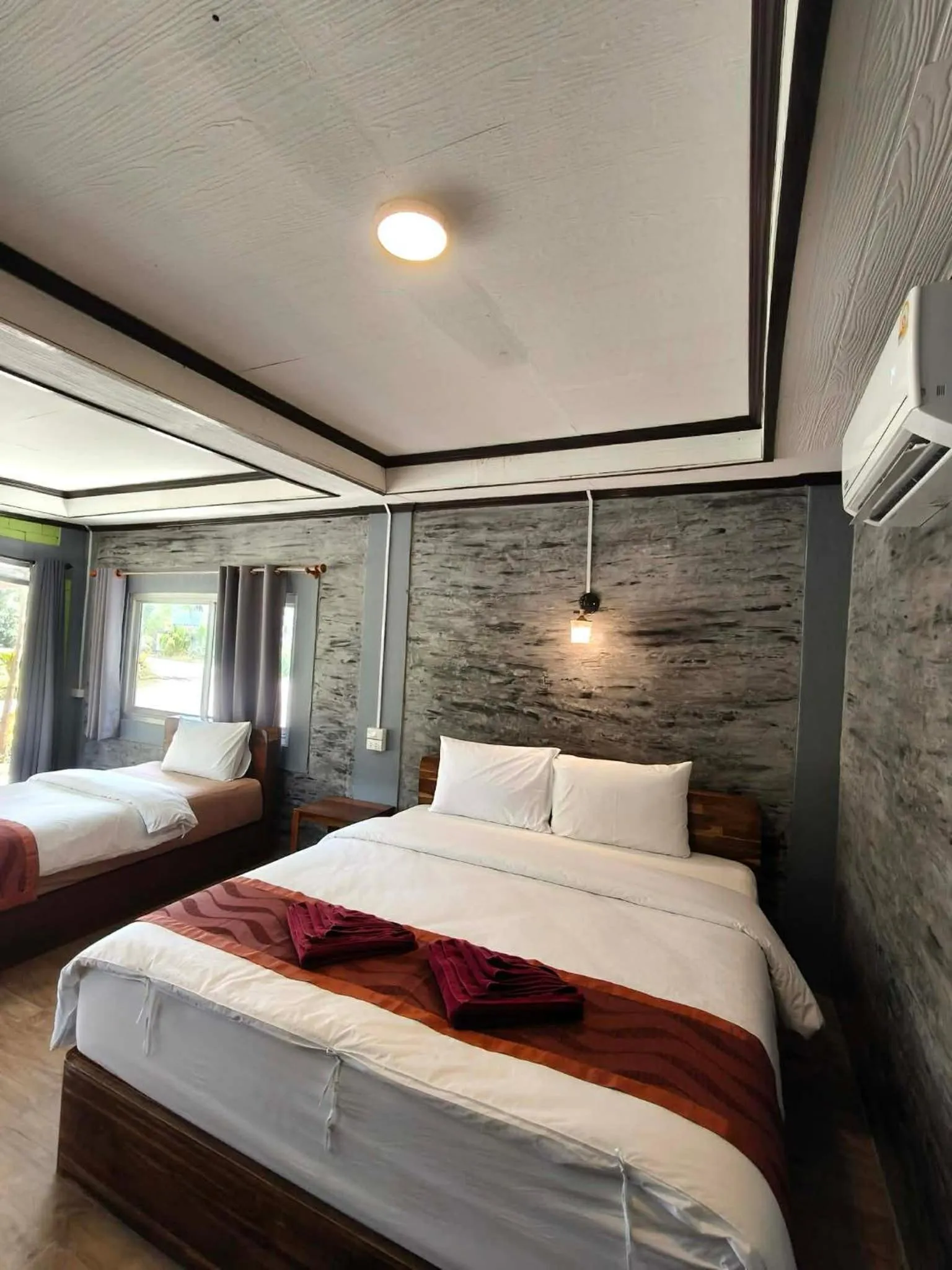 Bed in Khao Sok Nung House