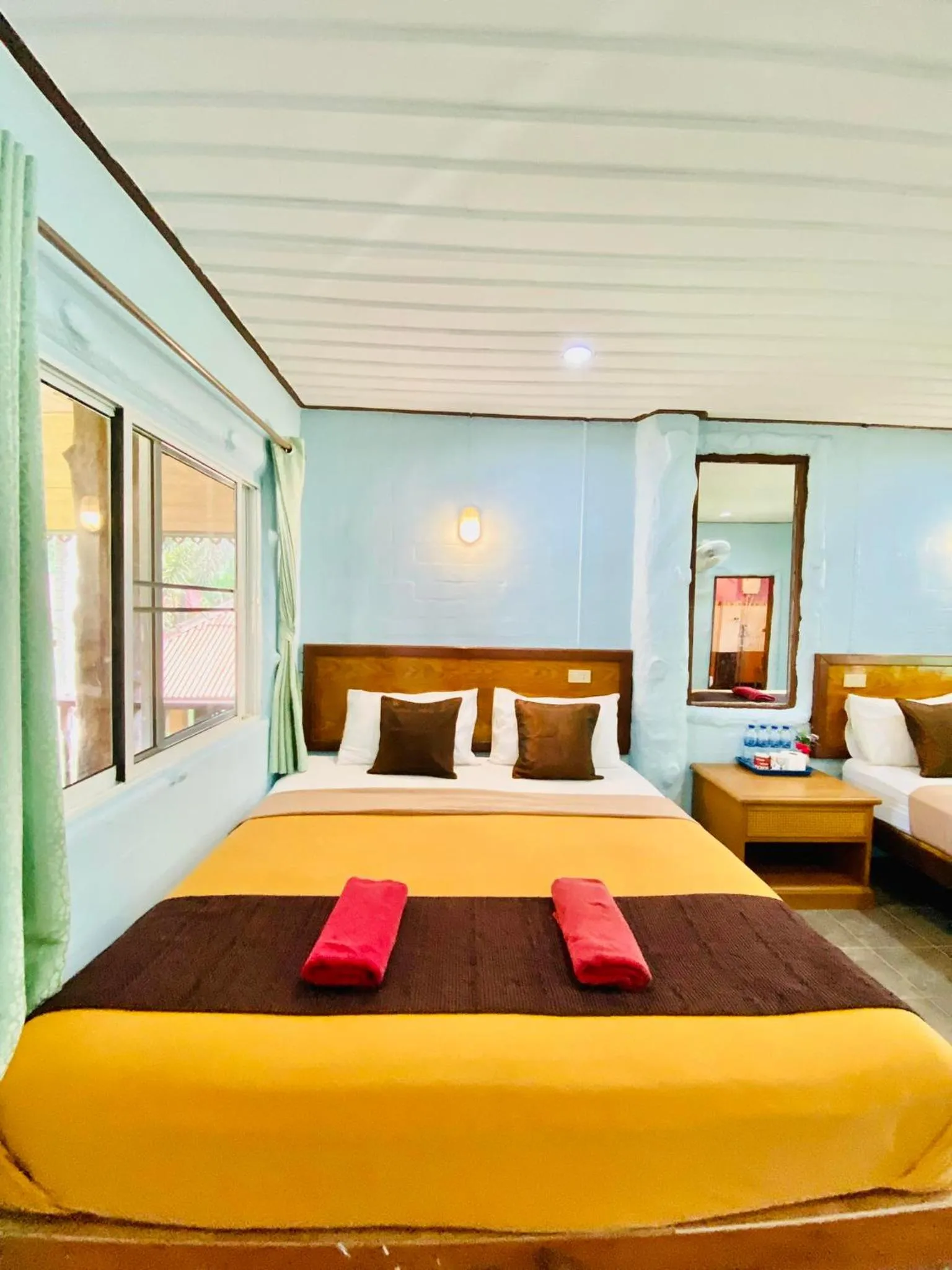 Bed in Khao Sok Nung House