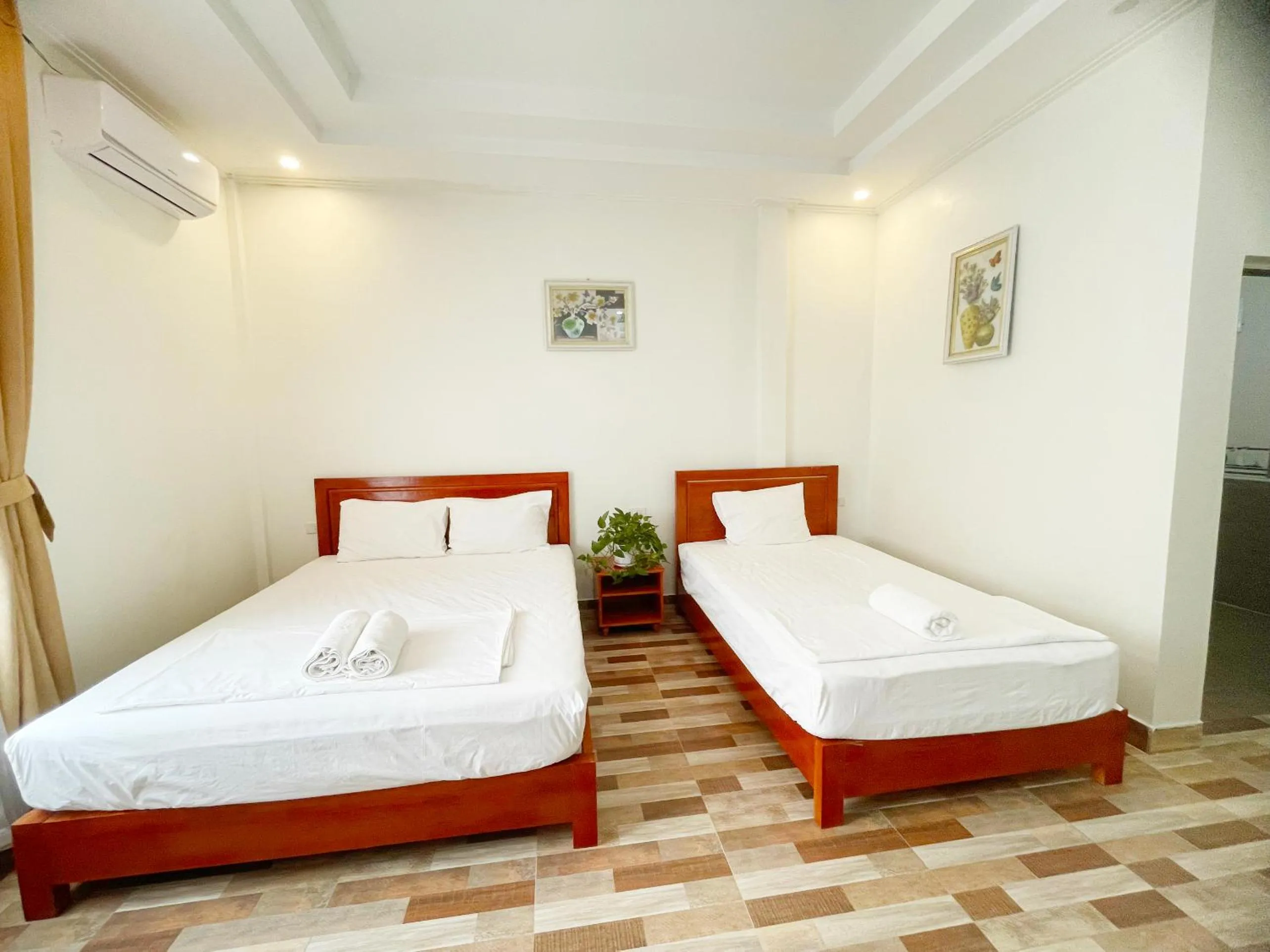 Bed in Tam Coc Golden Sky Homestay