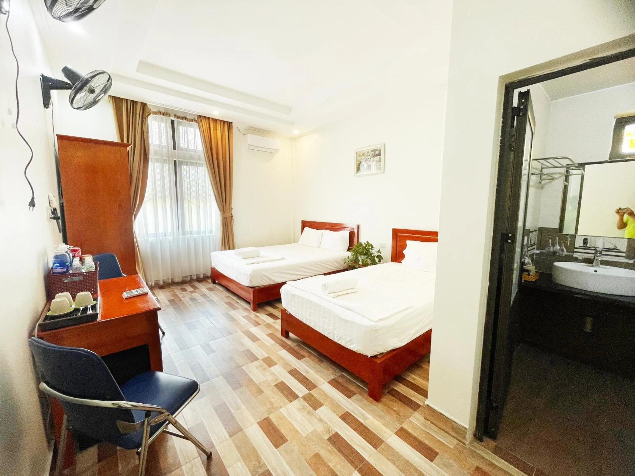 Bed in Tam Coc Golden Sky Homestay