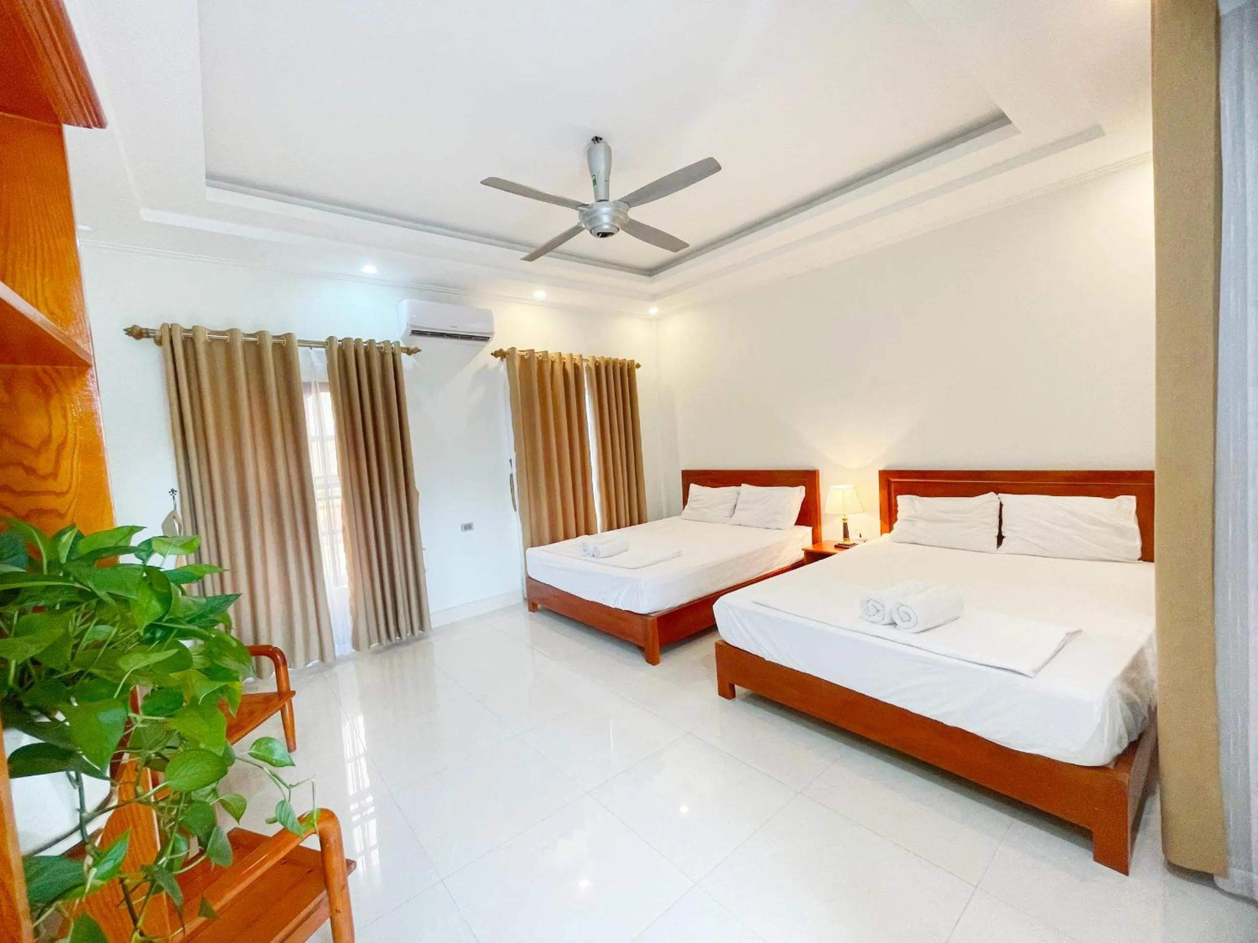 Bed in Tam Coc Golden Sky Homestay