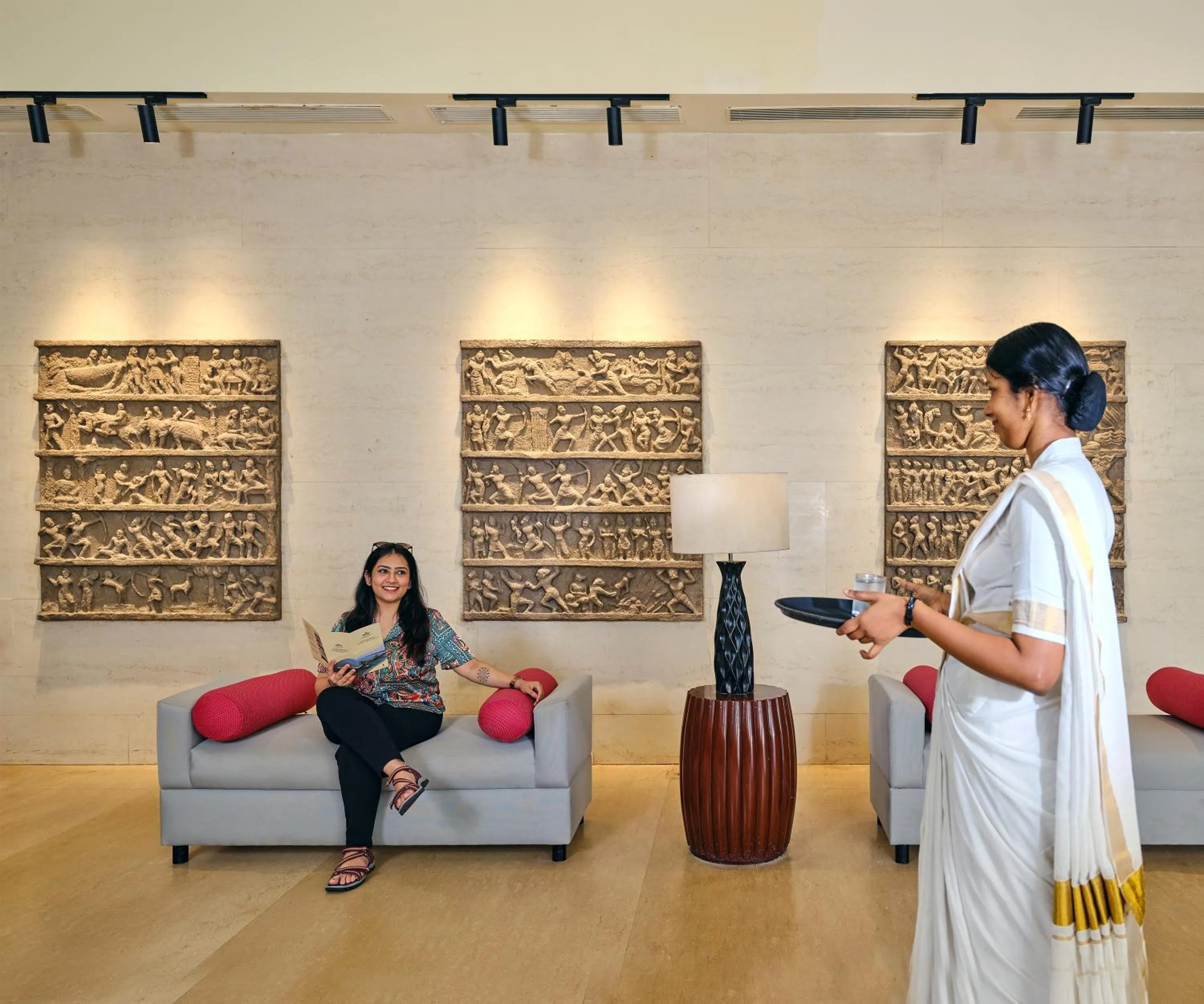 Lobby or reception in Daiwik Hotels Rameswaram
