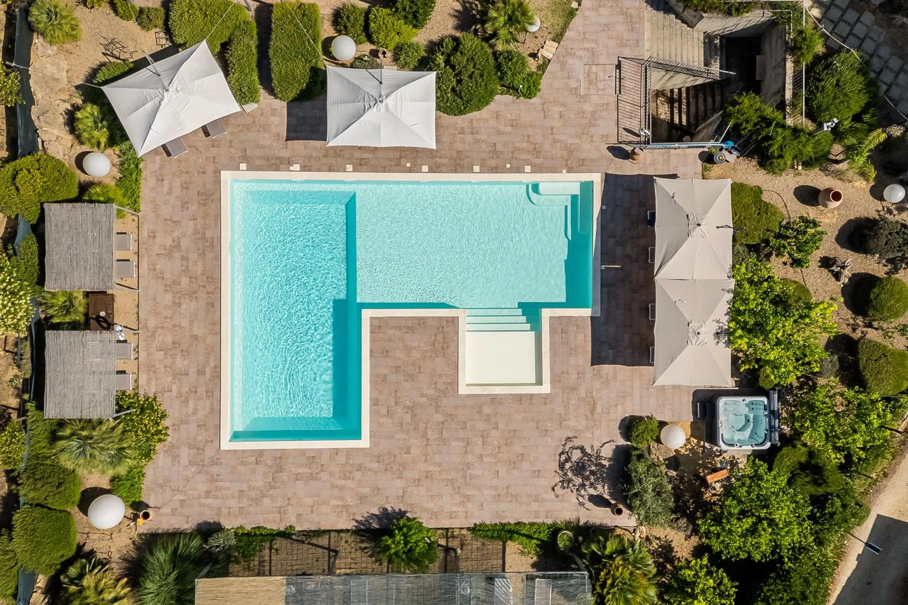 Swimming pool in Villa Trigona
