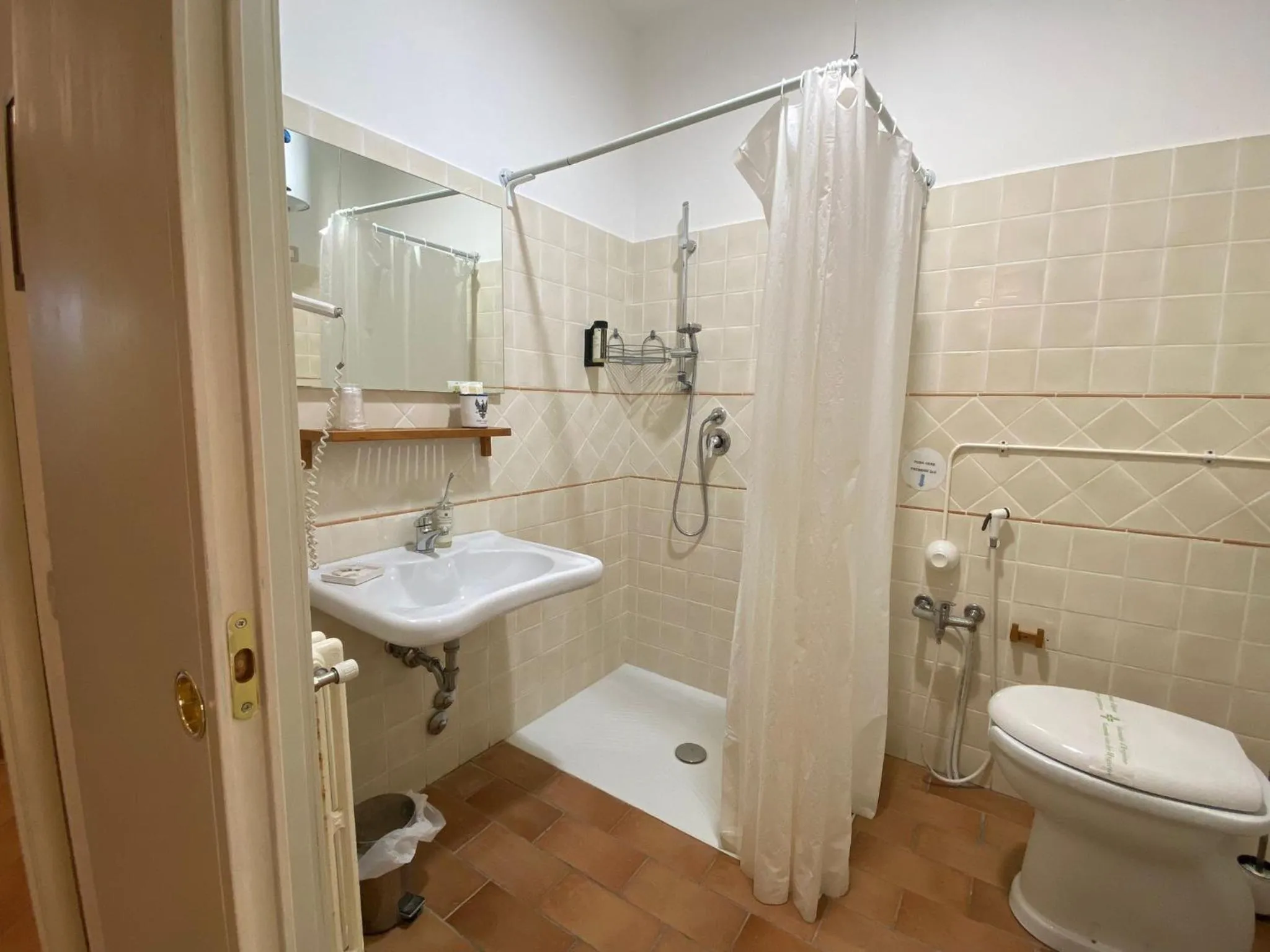 Shower in Villa Trigona