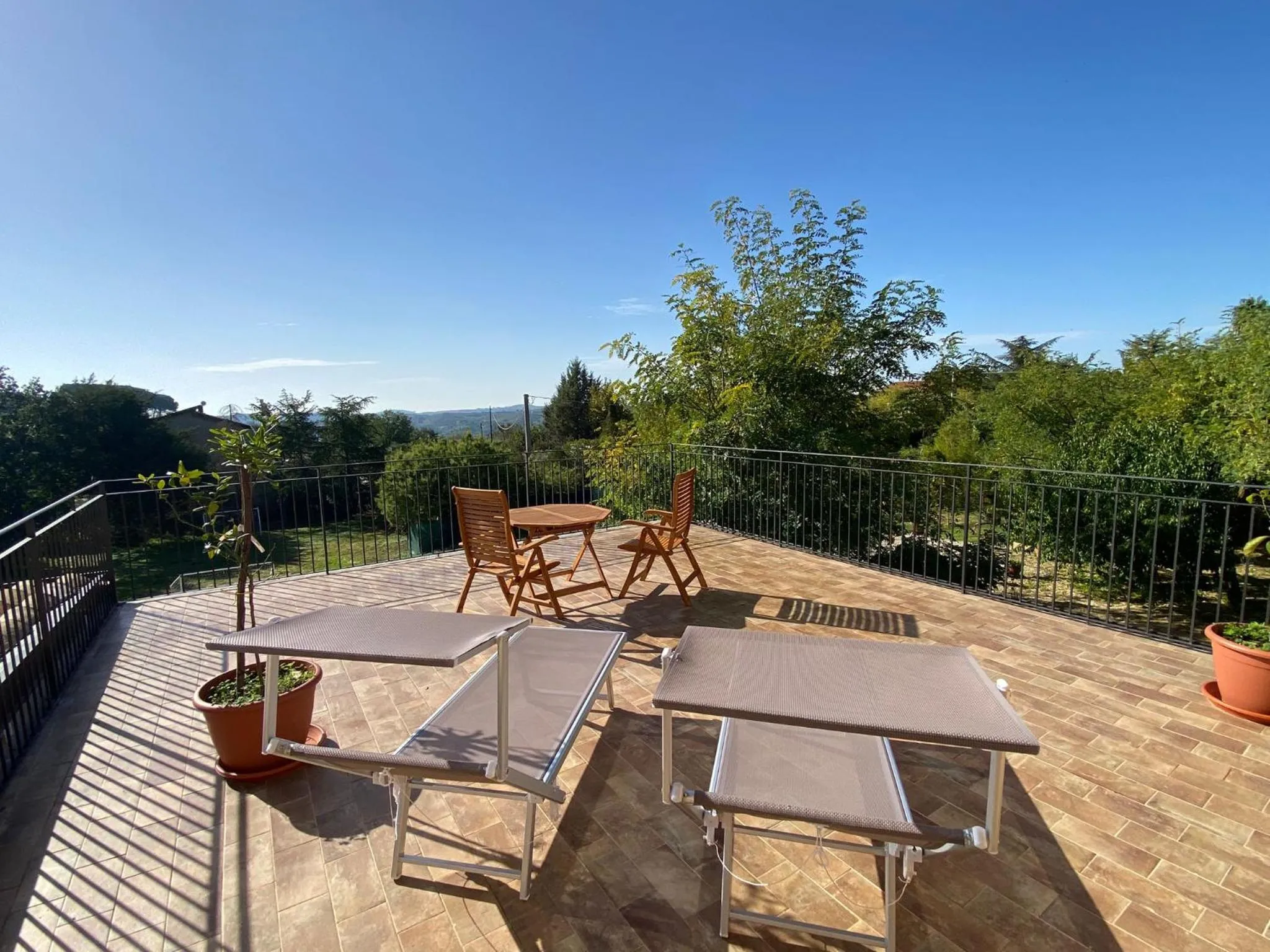 Balcony/Terrace in Villa Trigona