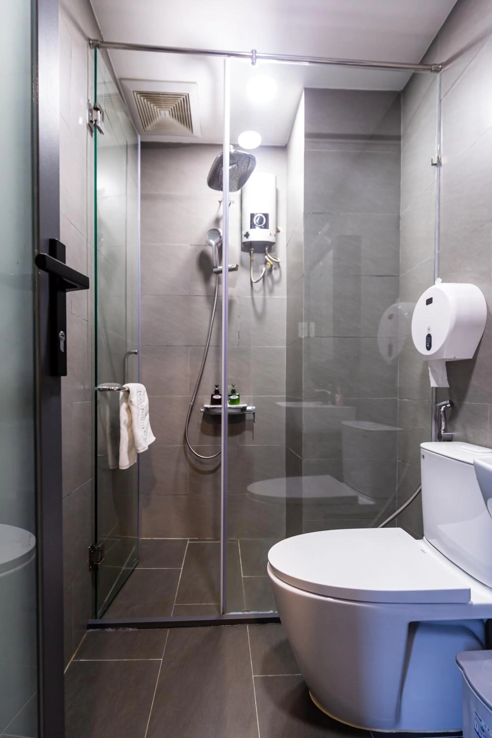 Shower in Brand New Cozy Home in D1 wBalcony