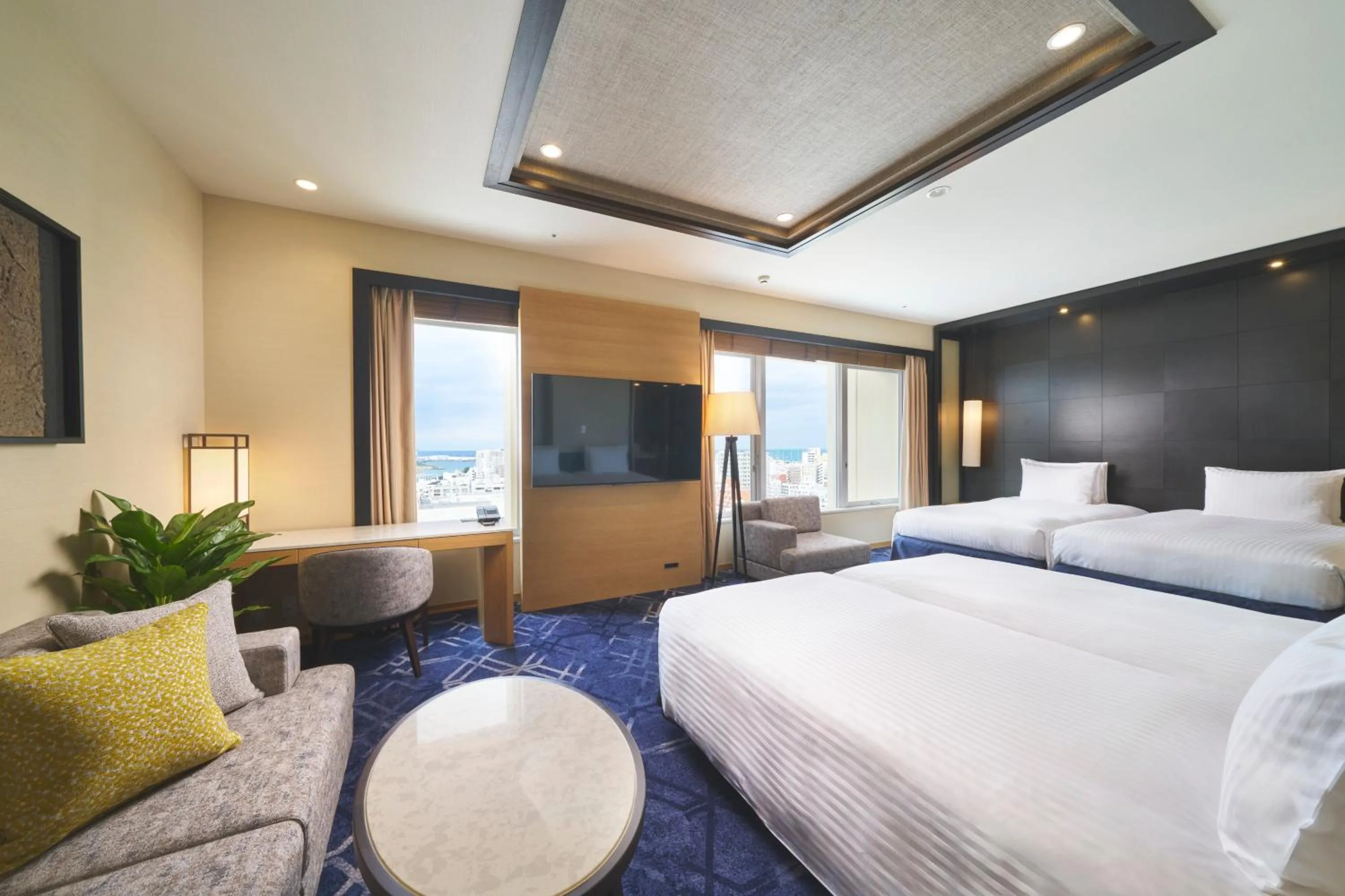 Photo of the whole room, Bed in Rihga Royal Gran Okinawa