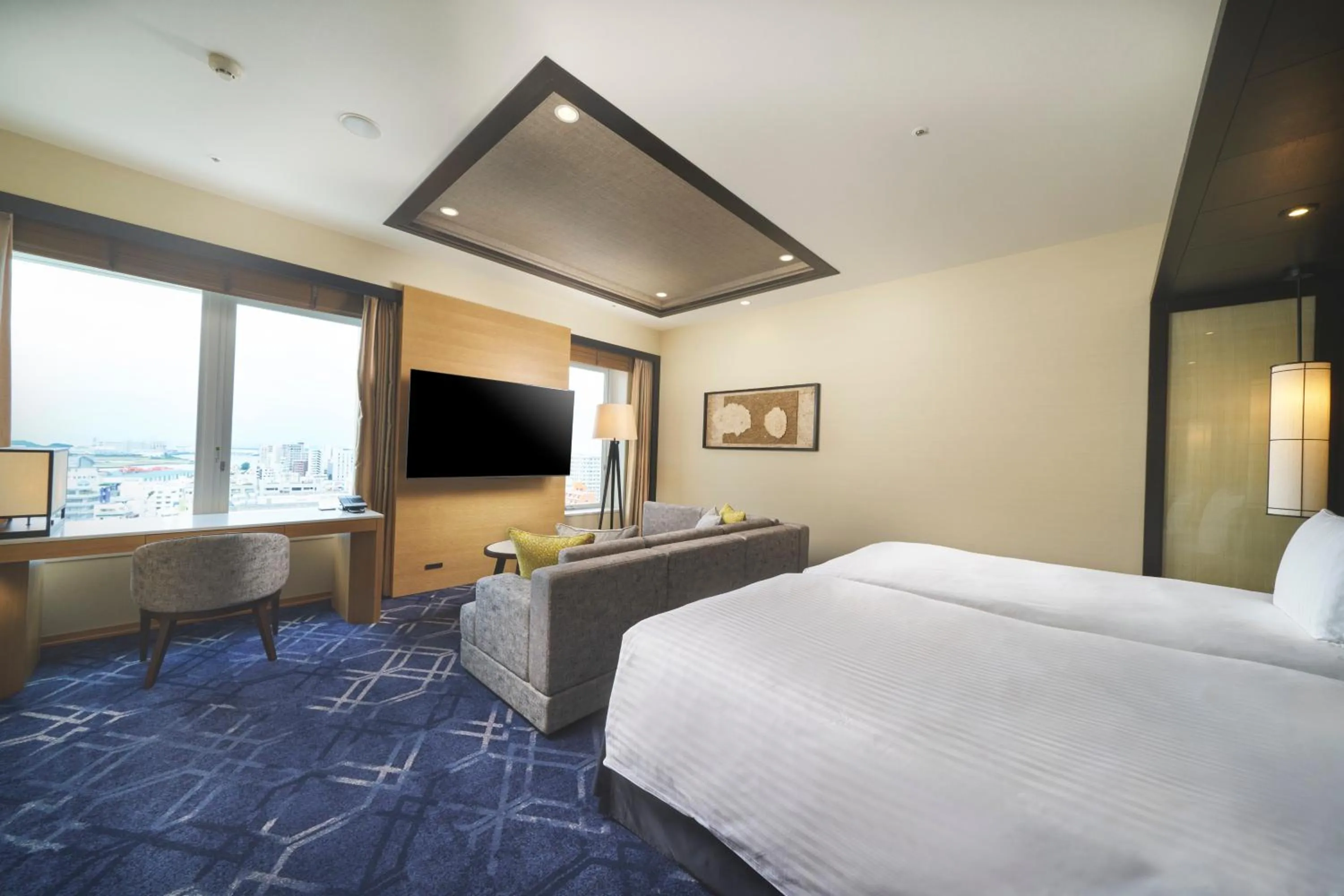 Photo of the whole room, Bed in Rihga Royal Gran Okinawa