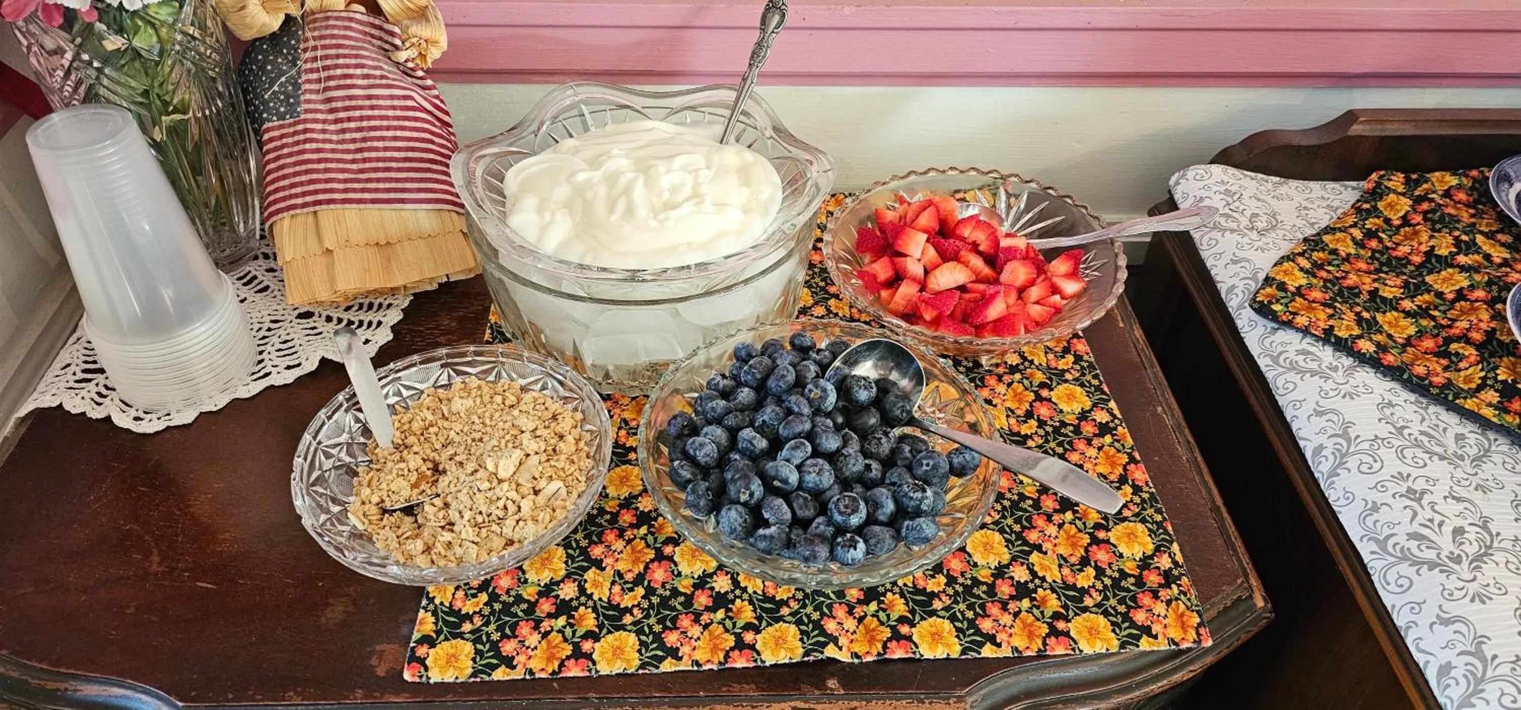 Food in Belle Aire Mansion Guest House