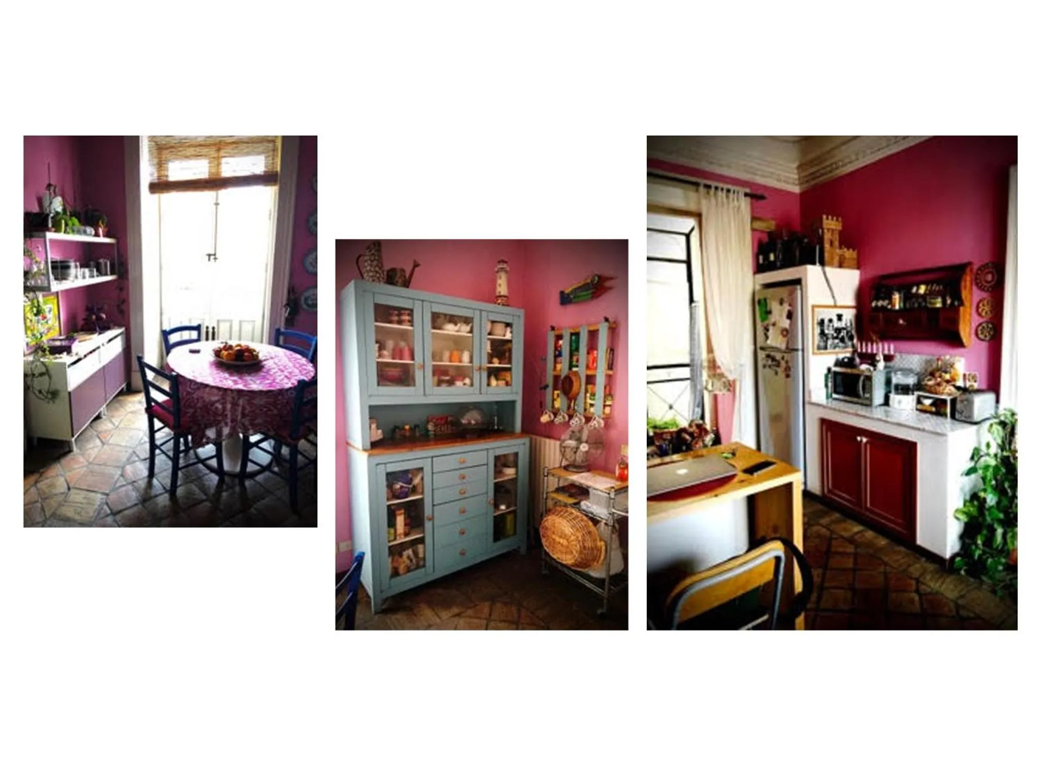 Kitchen or kitchenette, Bed in B&B Bianca