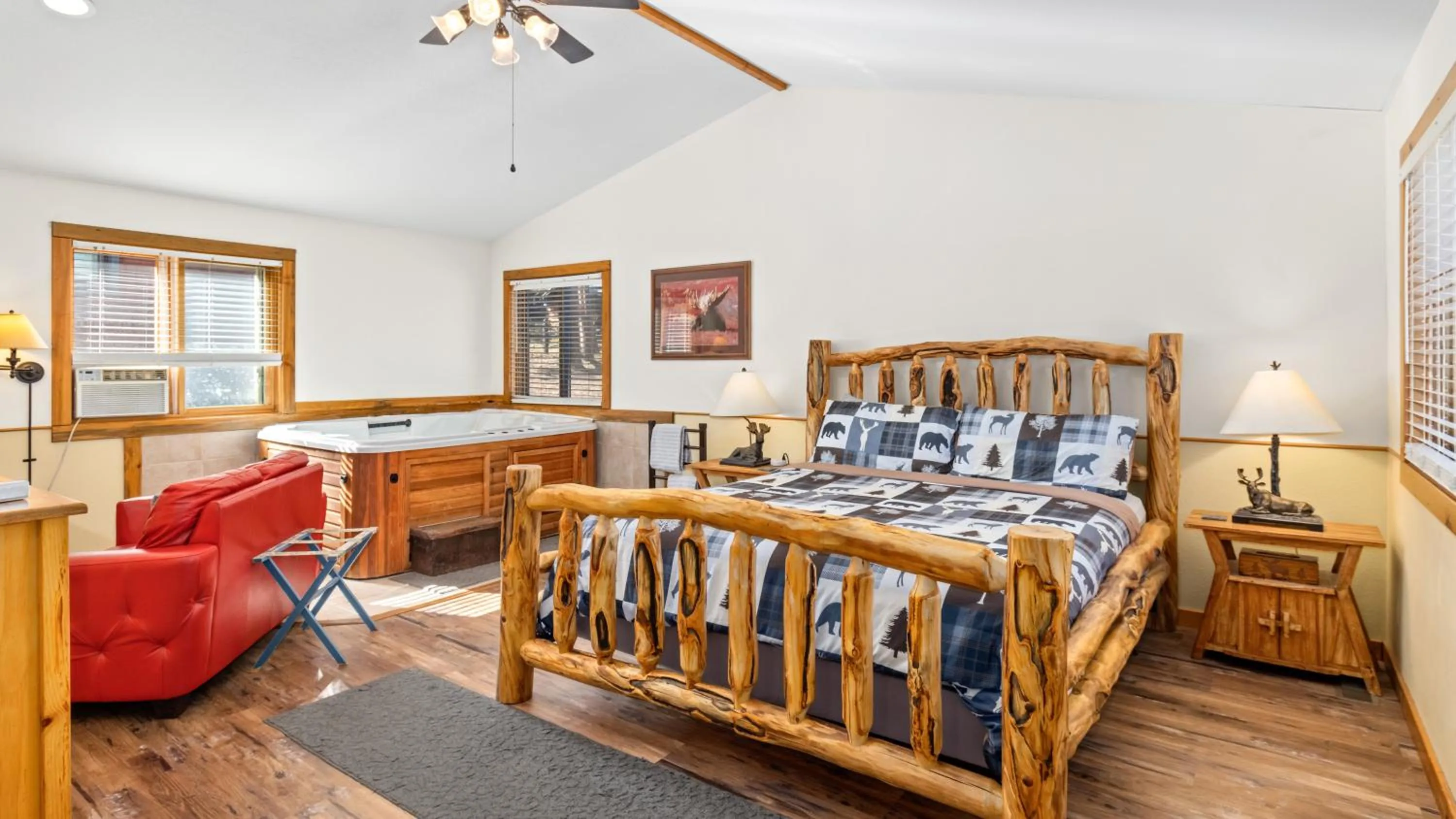 Bed in Mountain Shadows Resort