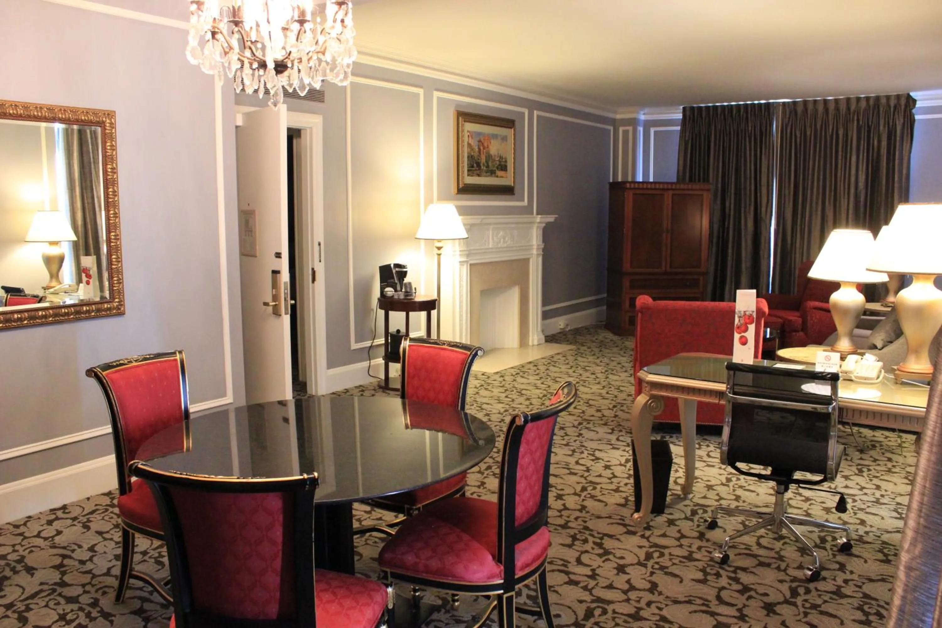 Seating area in The Biltmore Los Angeles