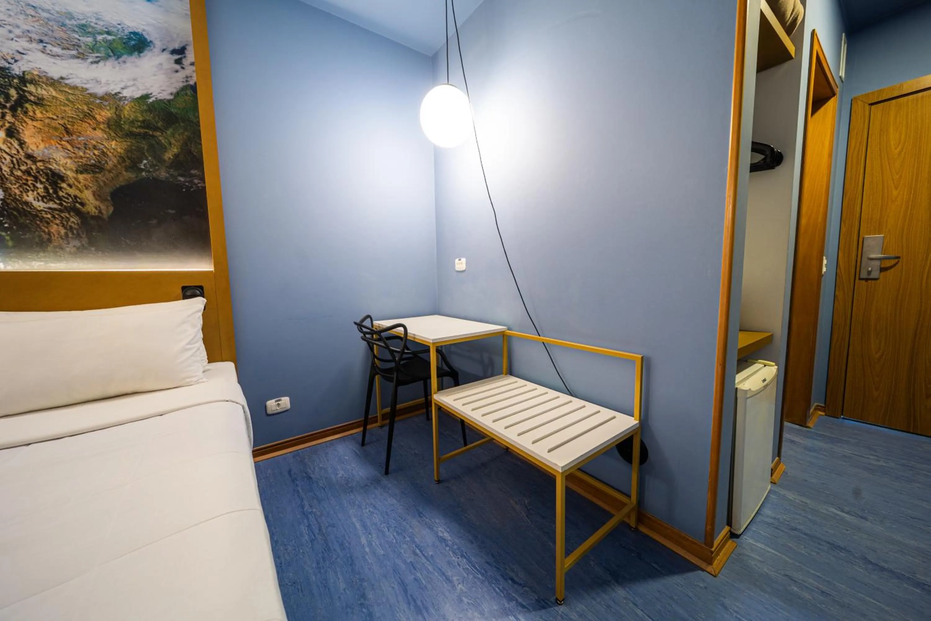 Bedroom, Bed in Hotel Euro Suite Curitiba Batel By Nacional Inn