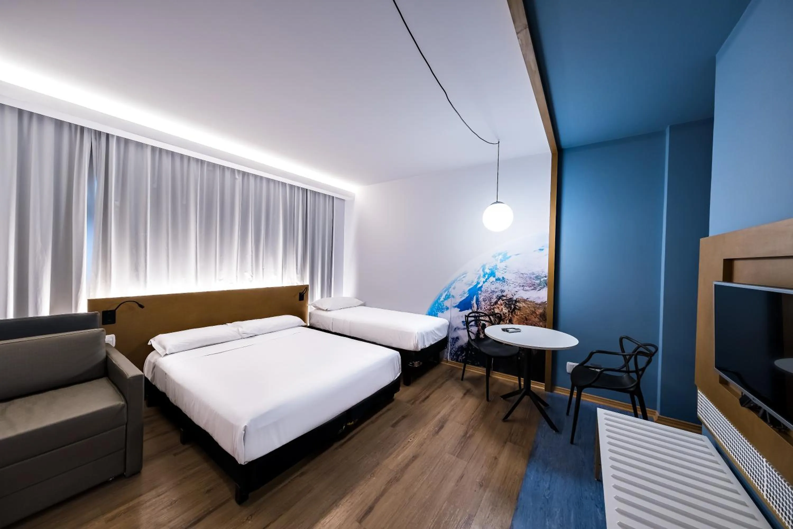 Bed in Hotel Euro Suite Curitiba Batel By Nacional Inn