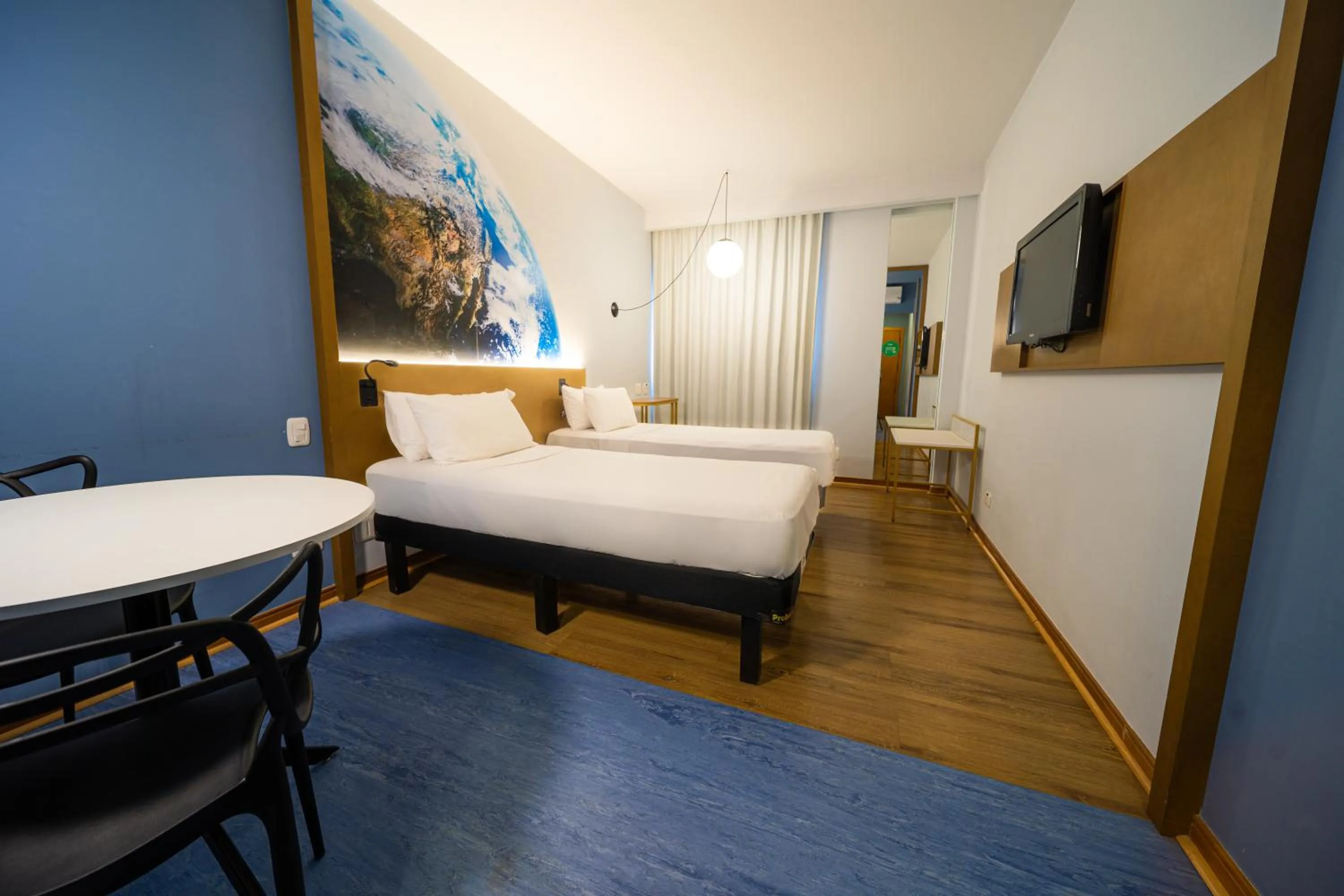 Bed in Hotel Euro Suite Curitiba Batel By Nacional Inn